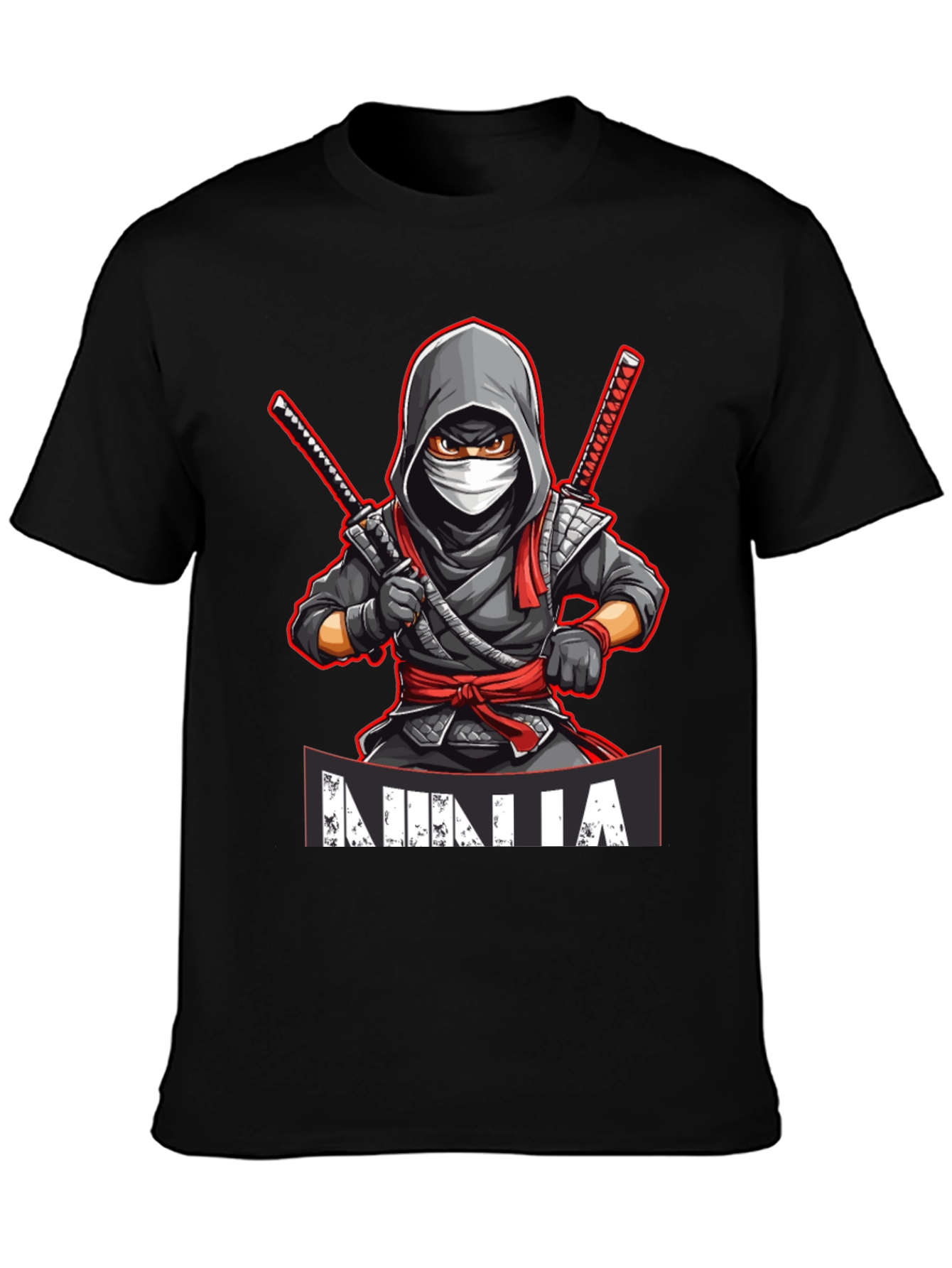 Ninja Warrior Graphic T-Shirt - Stealth Style