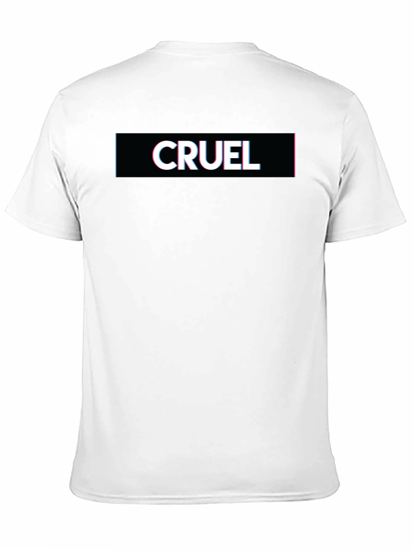 Cruel Graphic Tee - Classic Black Cotton T-Shirt