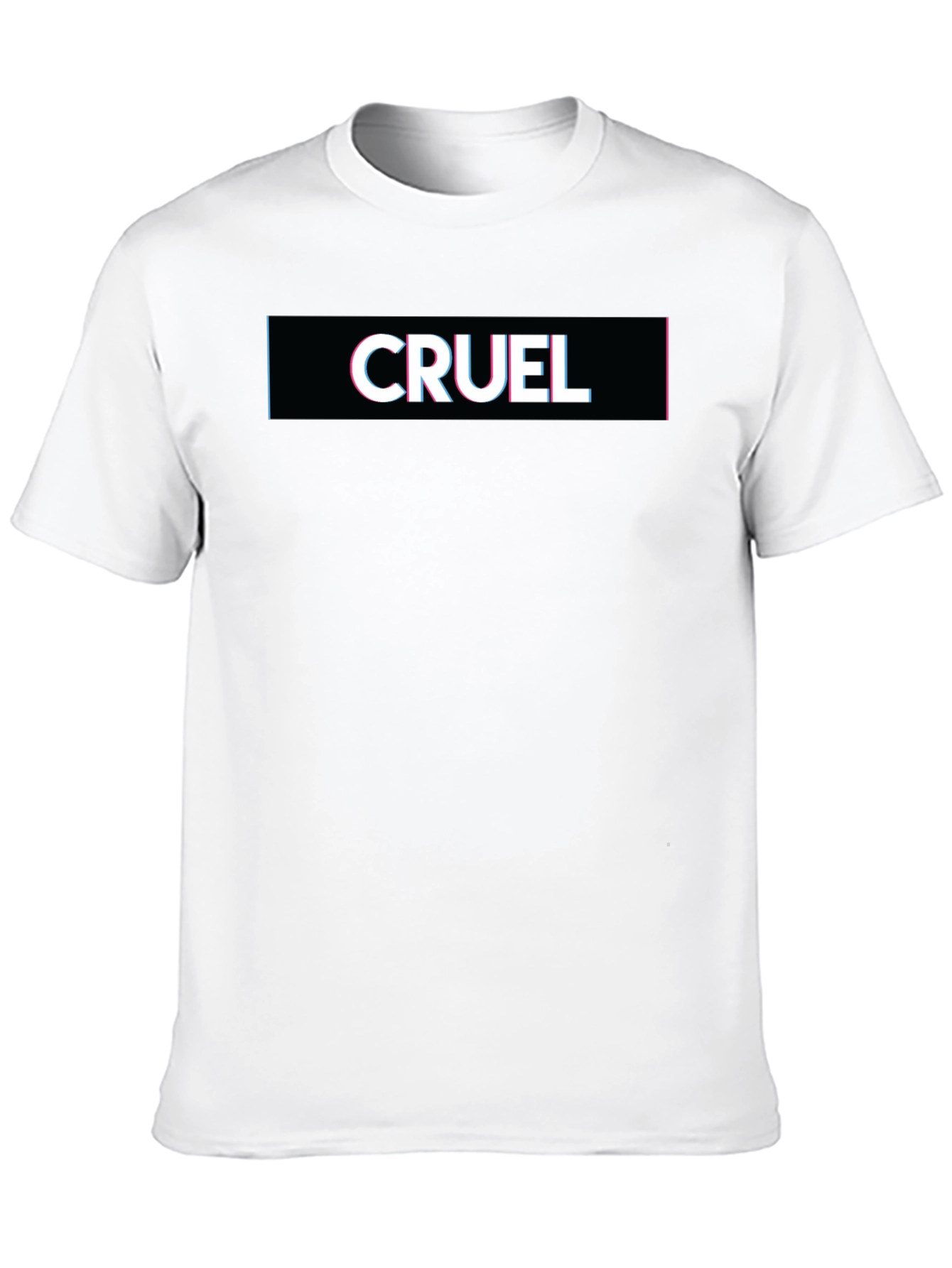 Cruel Graphic Tee - Classic Black Cotton T-Shirt