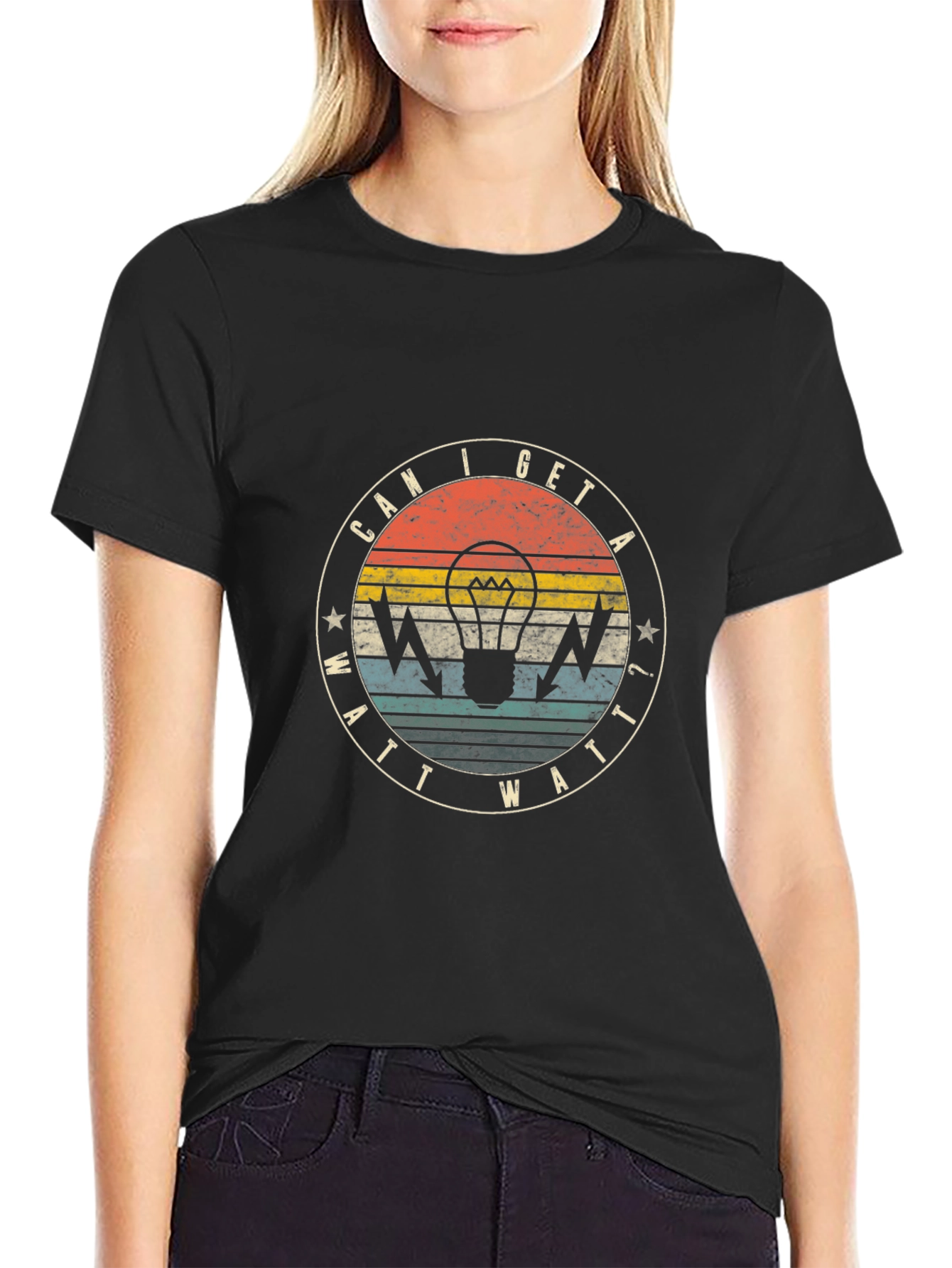 Can I Get A Watt Watt Retro T-Shirt