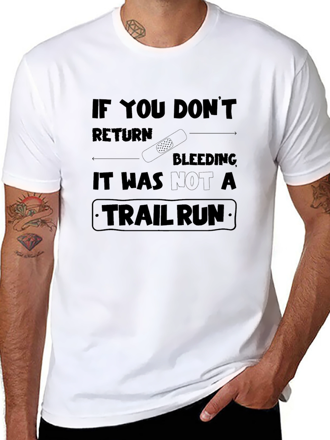 Trail Run Bleeding T-Shirt - Unisex