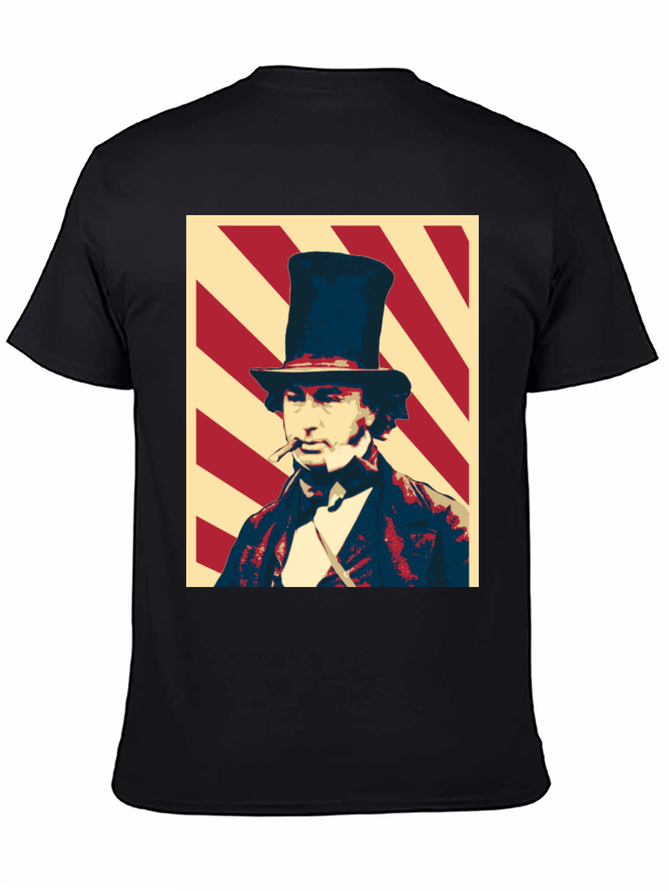 Dandy Gentleman Graphic Tee - Stylish Black T-Shirt