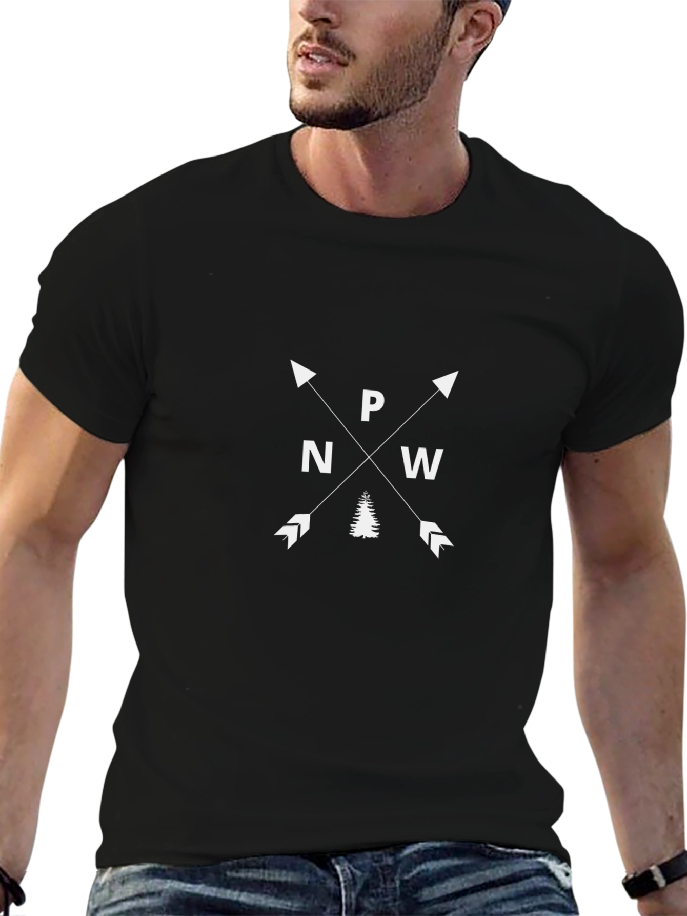 PNW Arrows Graphic Tee - Black