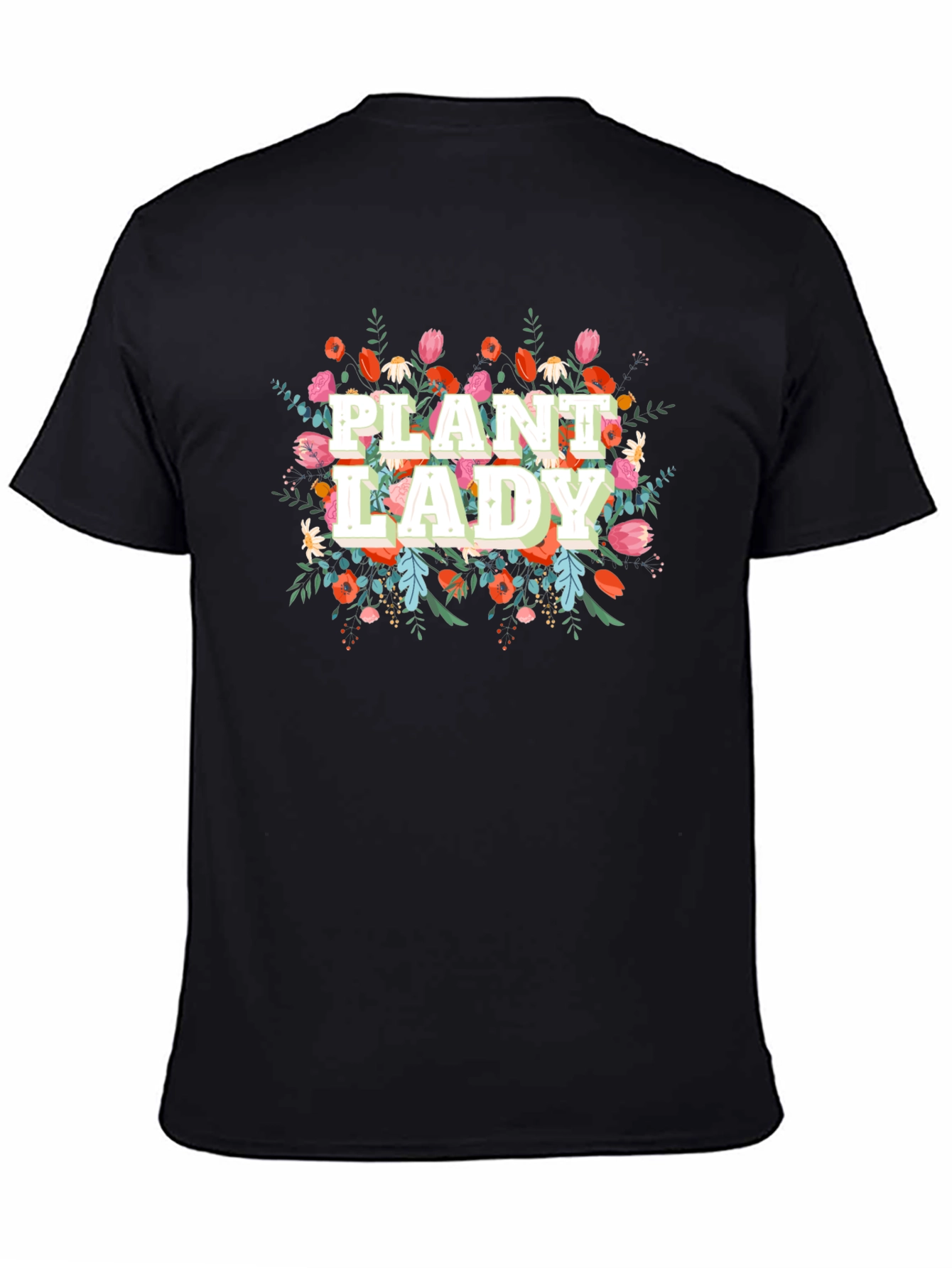 Plant Lady Graphic Tee - Floral Design