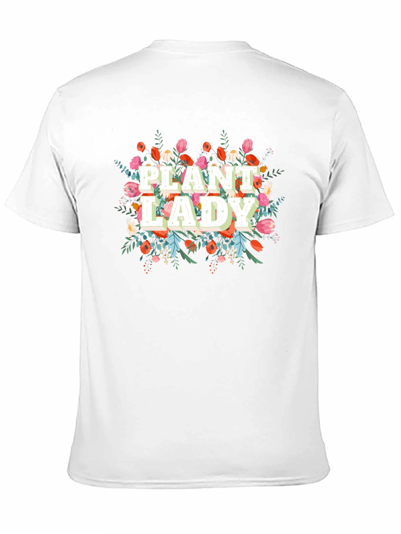 Plant Lady Graphic Tee - Floral Design