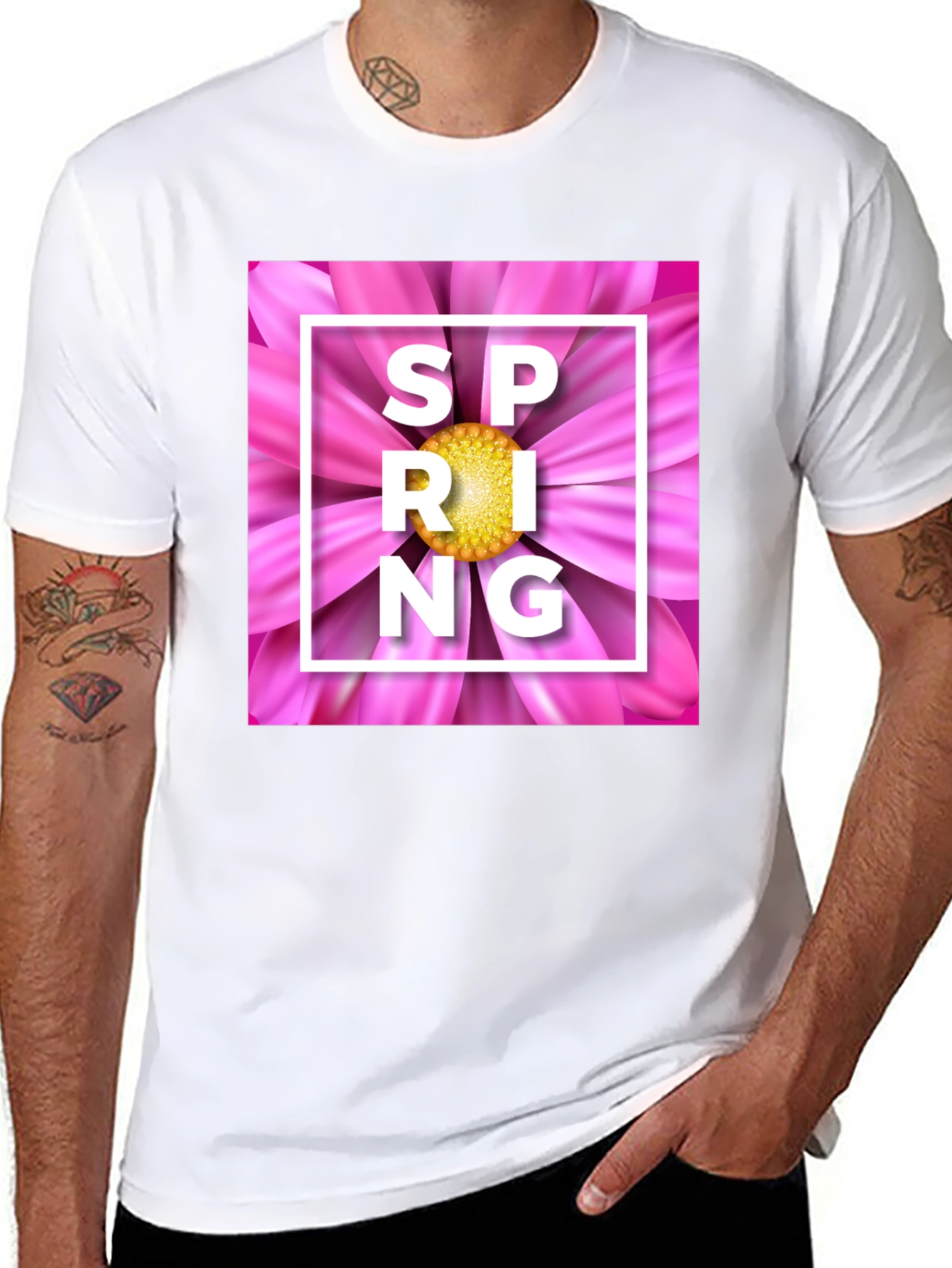 Spring Floral T-Shirt - Trendy Graphic Tee