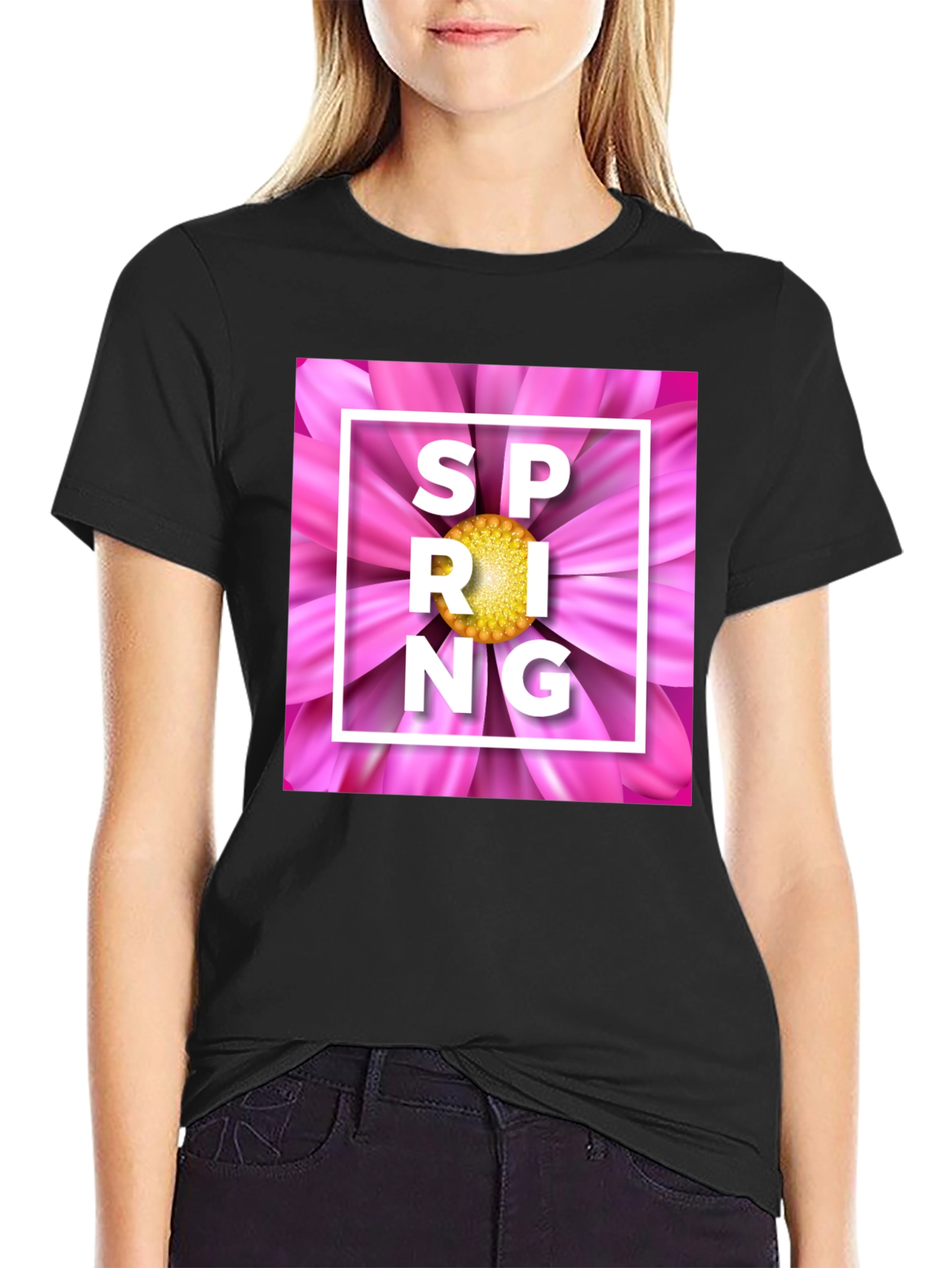 Spring Floral T-Shirt - Trendy Graphic Tee
