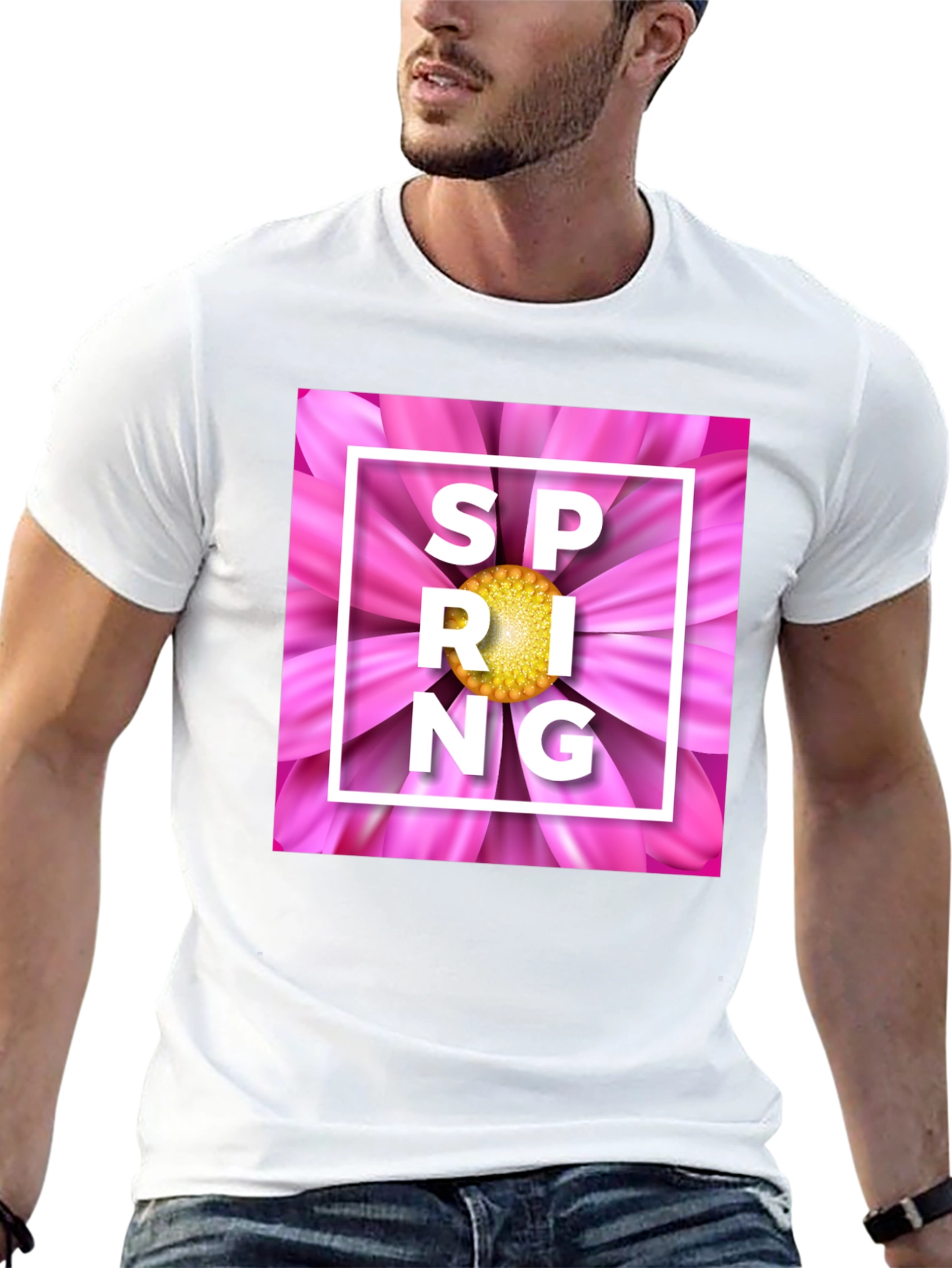 Spring Floral T-Shirt - Trendy Graphic Tee