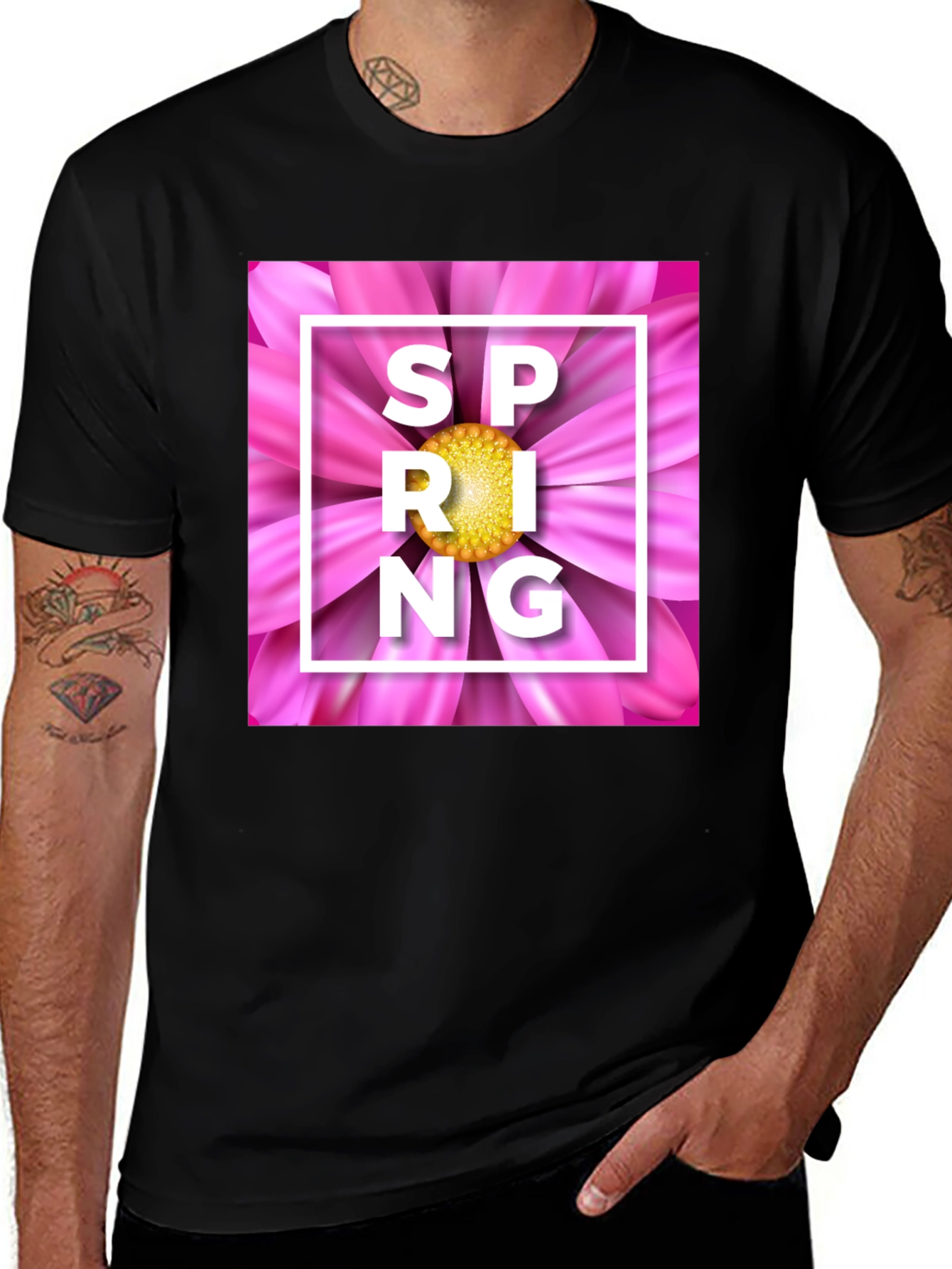 Spring Floral T-Shirt - Trendy Graphic Tee