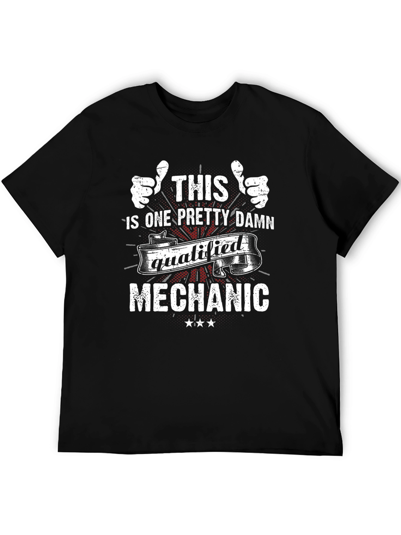 Qualified Mechanic T-Shirt - Black