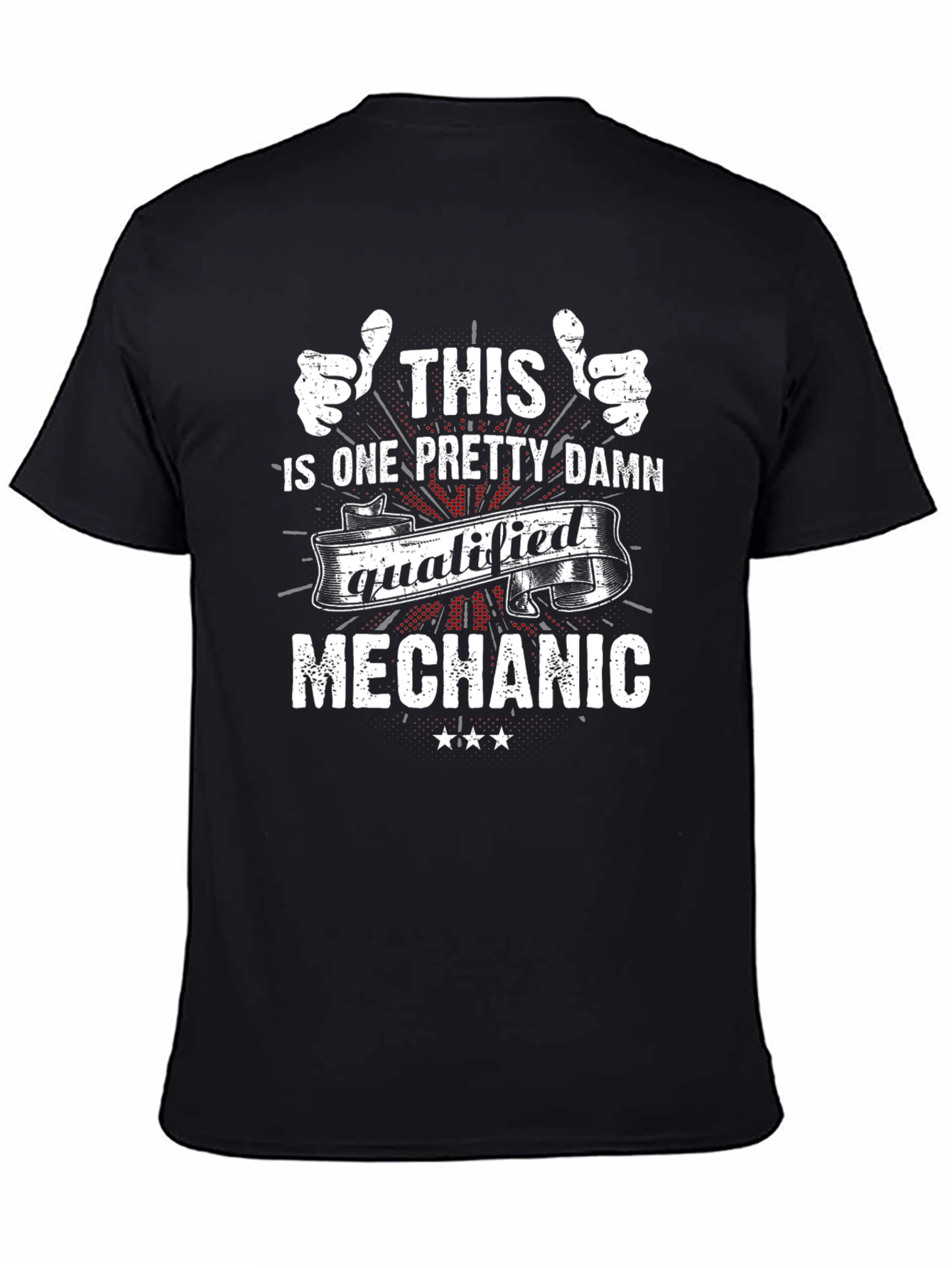 Qualified Mechanic T-Shirt - Black