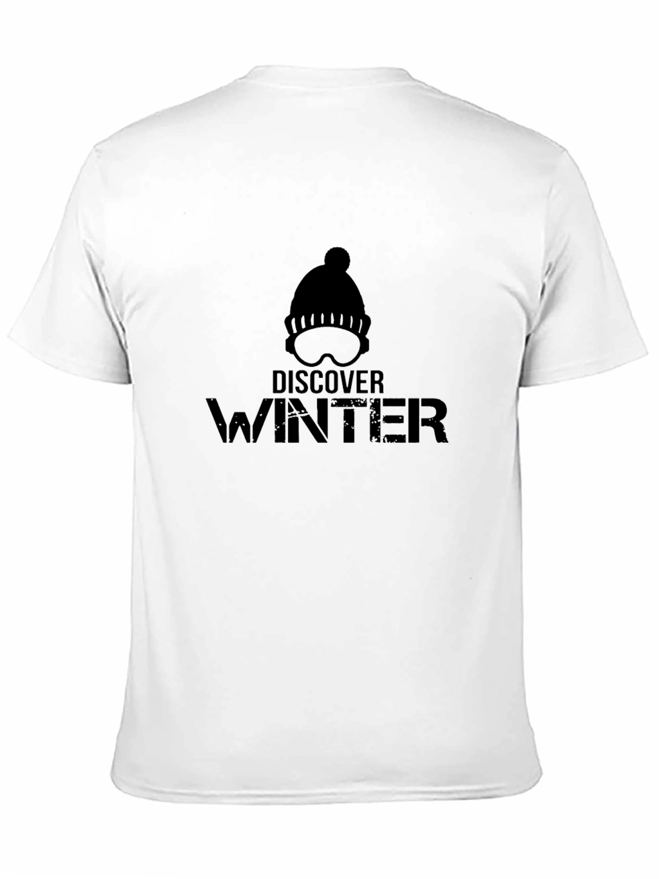 Discover Winter Black T-Shirt