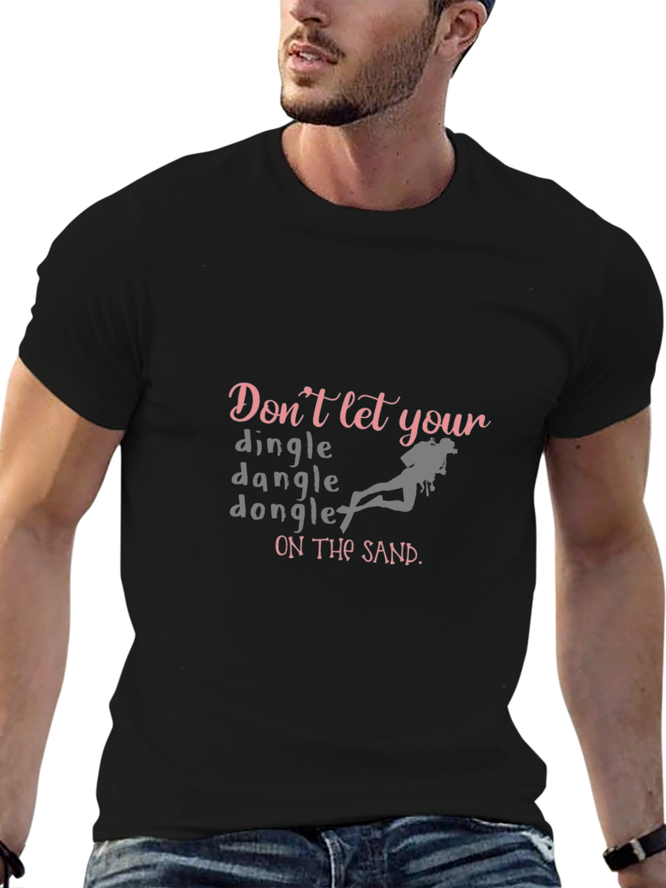 Dingle Dangle Diver T-Shirt - Funny Scuba Tee