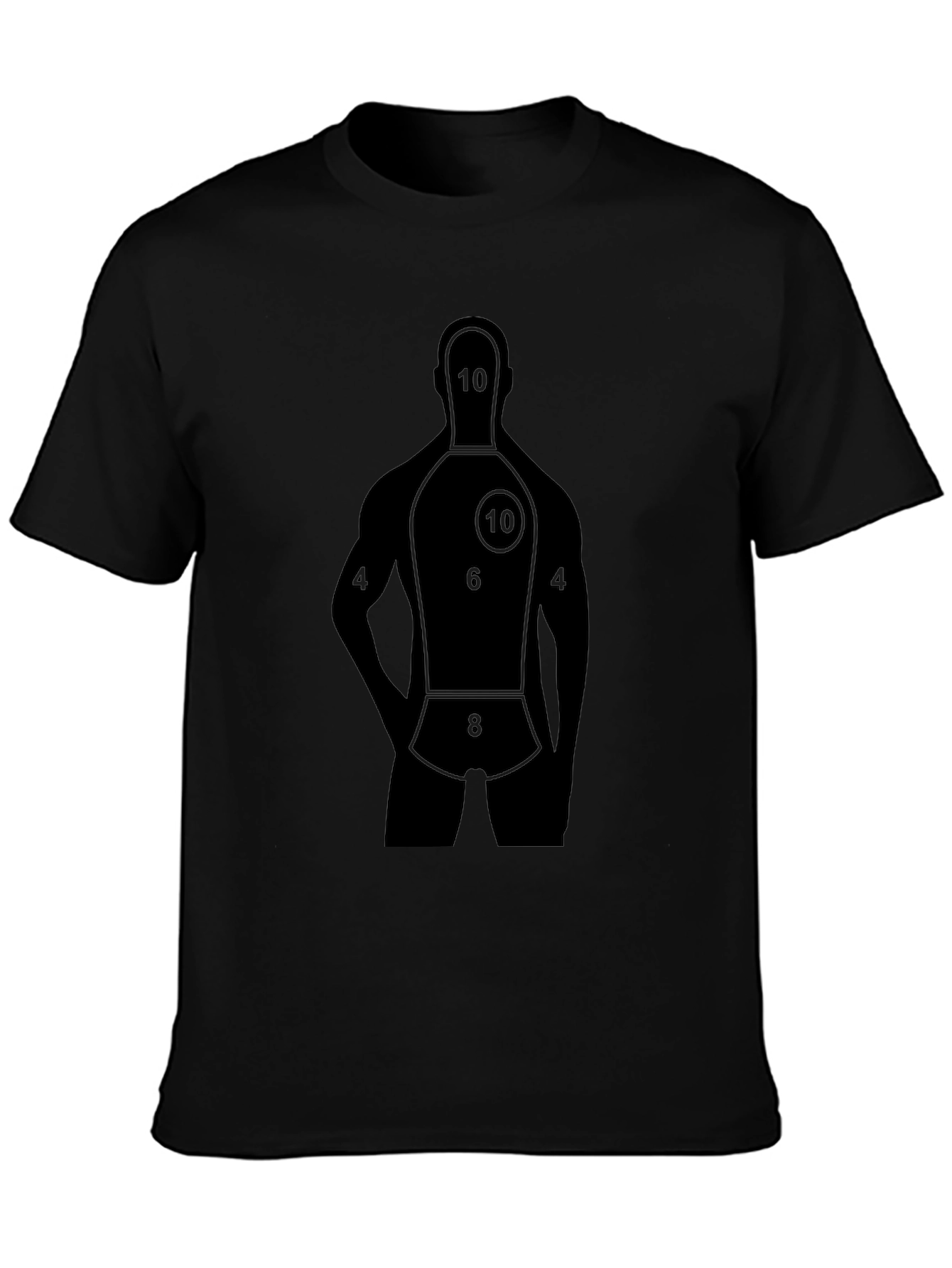 Target Tee - Black Shooter Silhouette