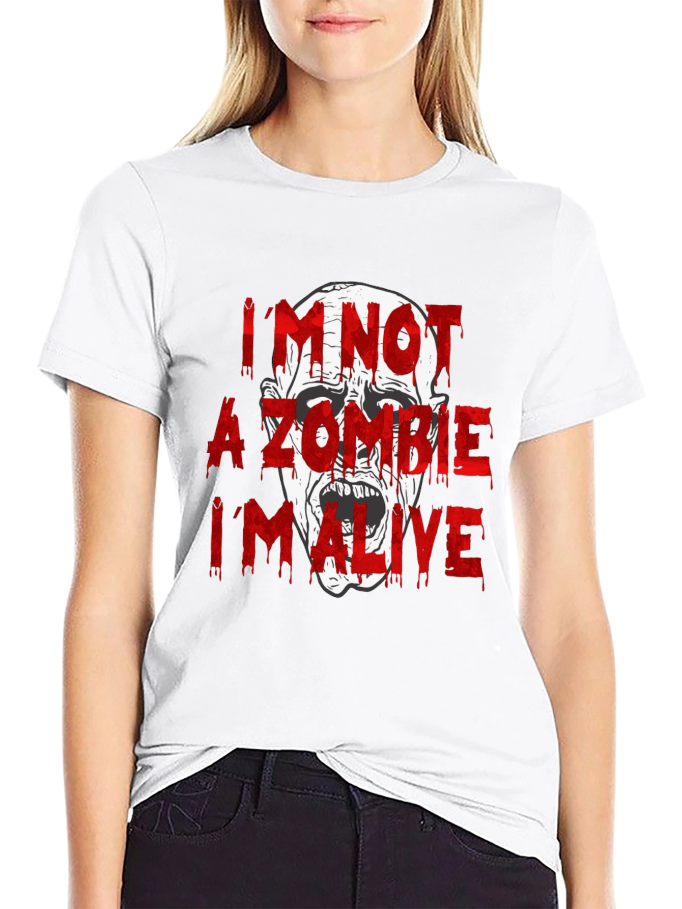 Im Not a Zombie T-Shirt - Funny Halloween Tee
