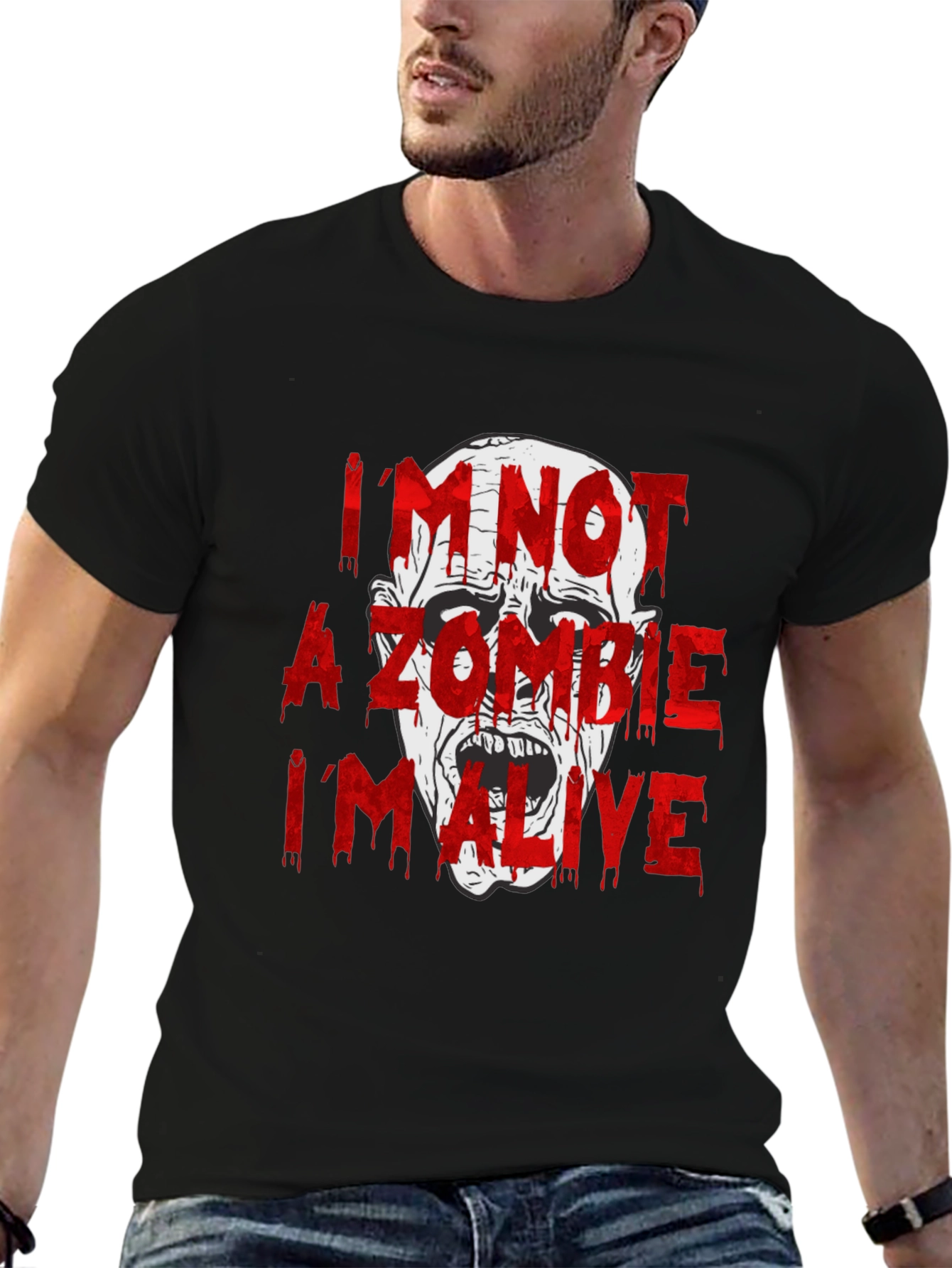 Im Not a Zombie T-Shirt - Funny Halloween Tee