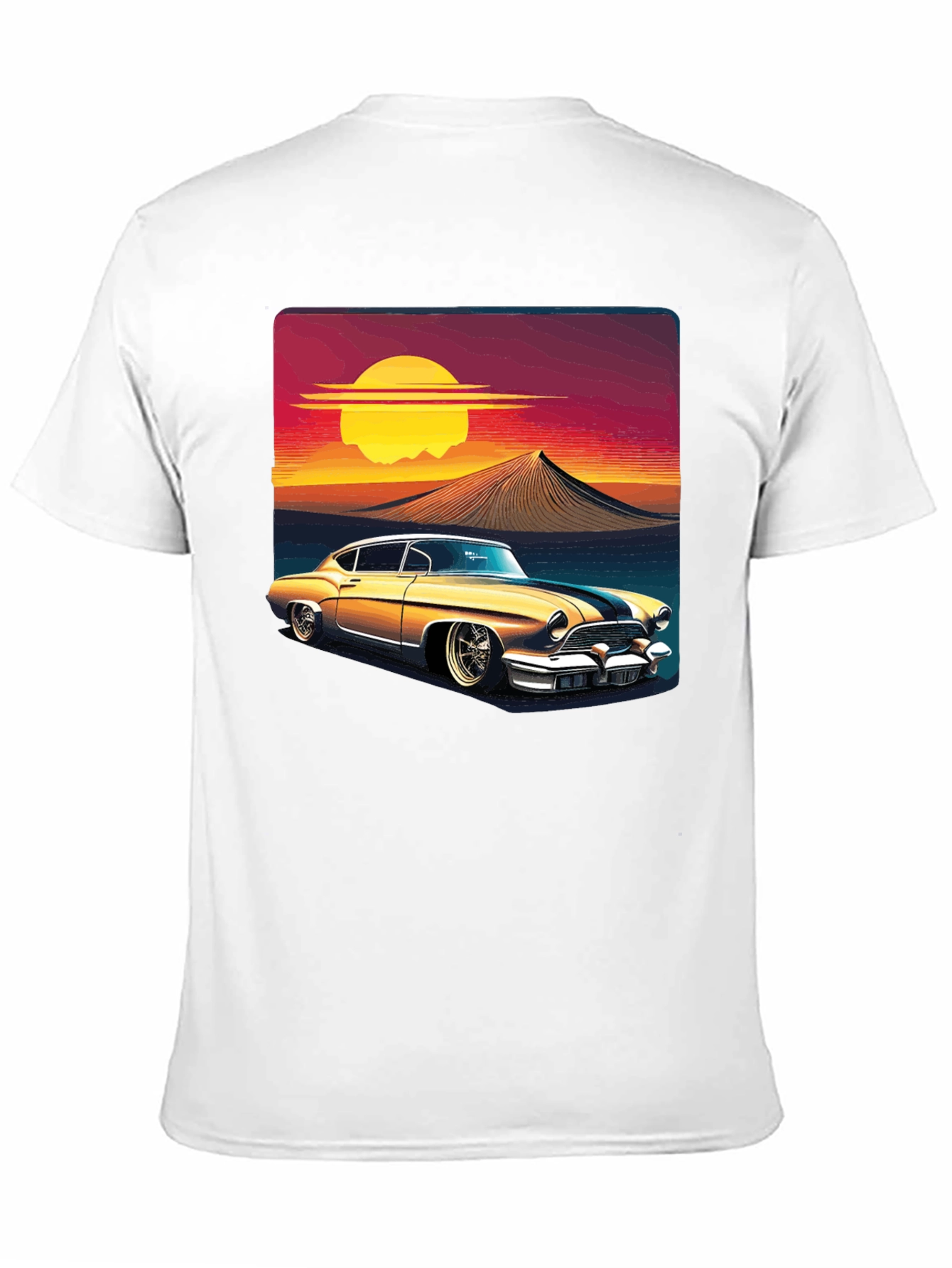 Sunset Ride Black Graphic Tee
