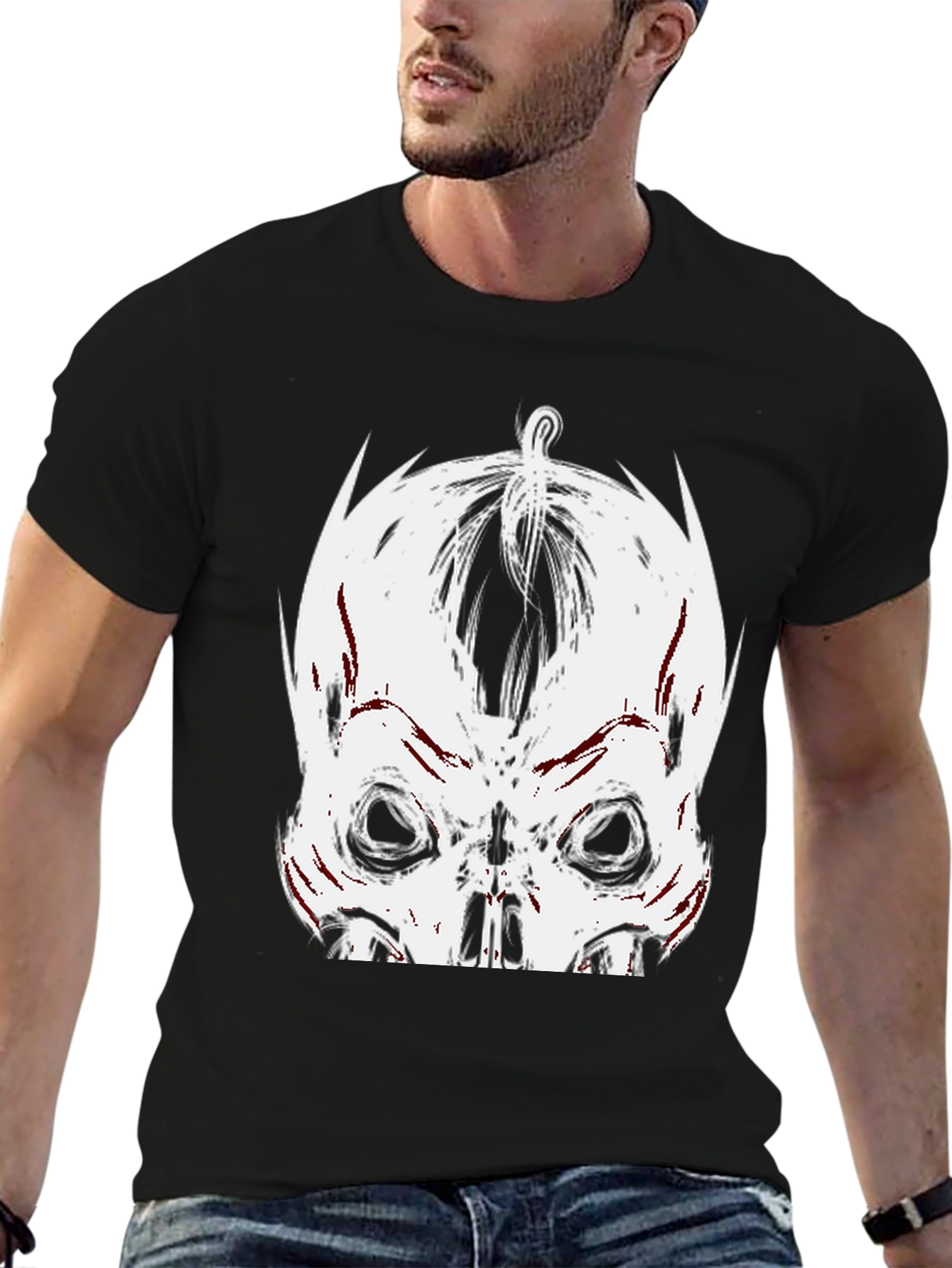 Skull Graphic Tee - Edgy Streetwear
