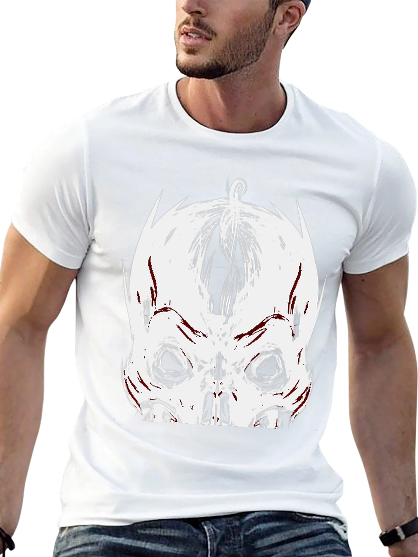 Skull Graphic Tee - Edgy Streetwear