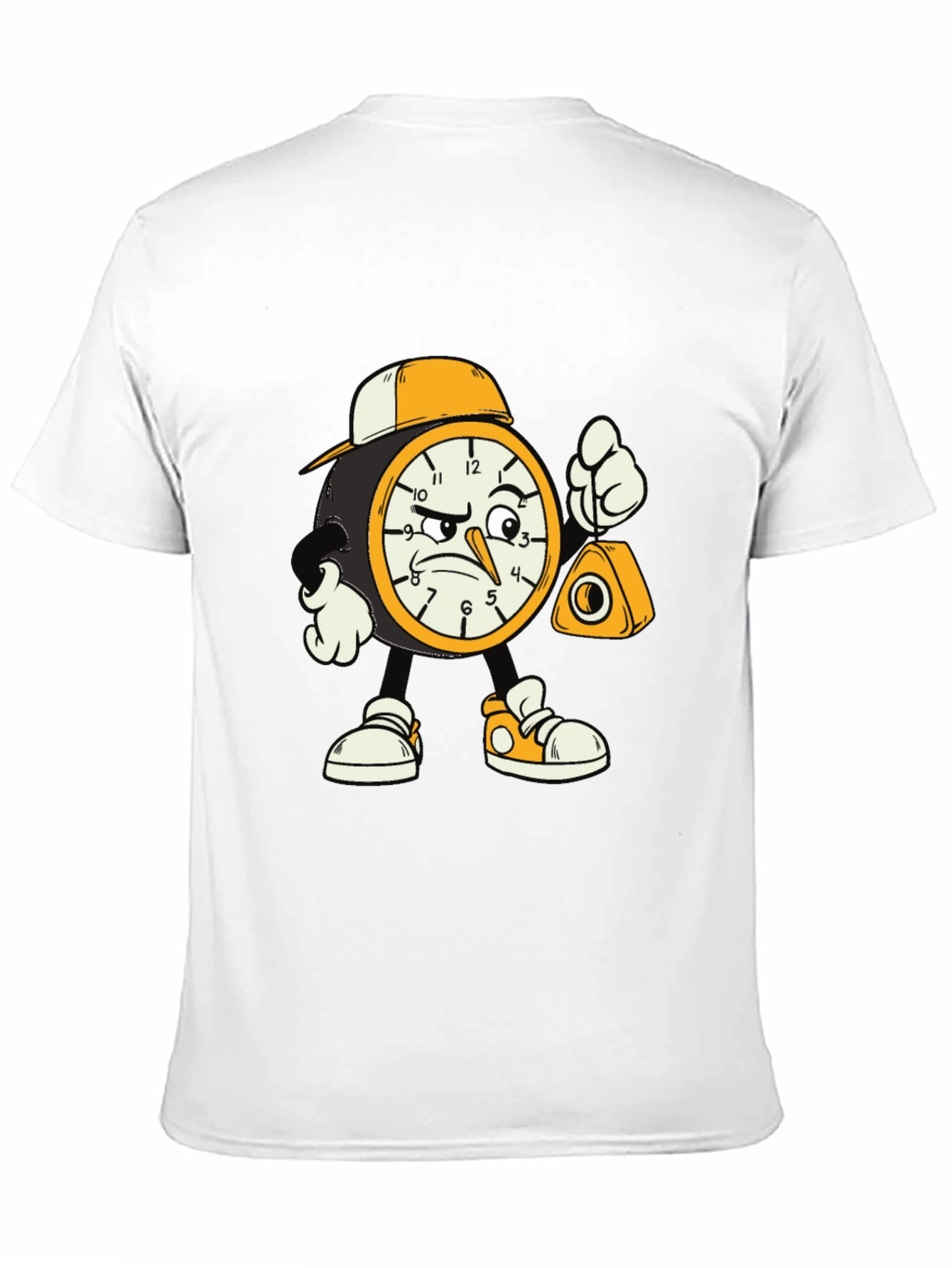 Cartoon Clock Graphic Tee