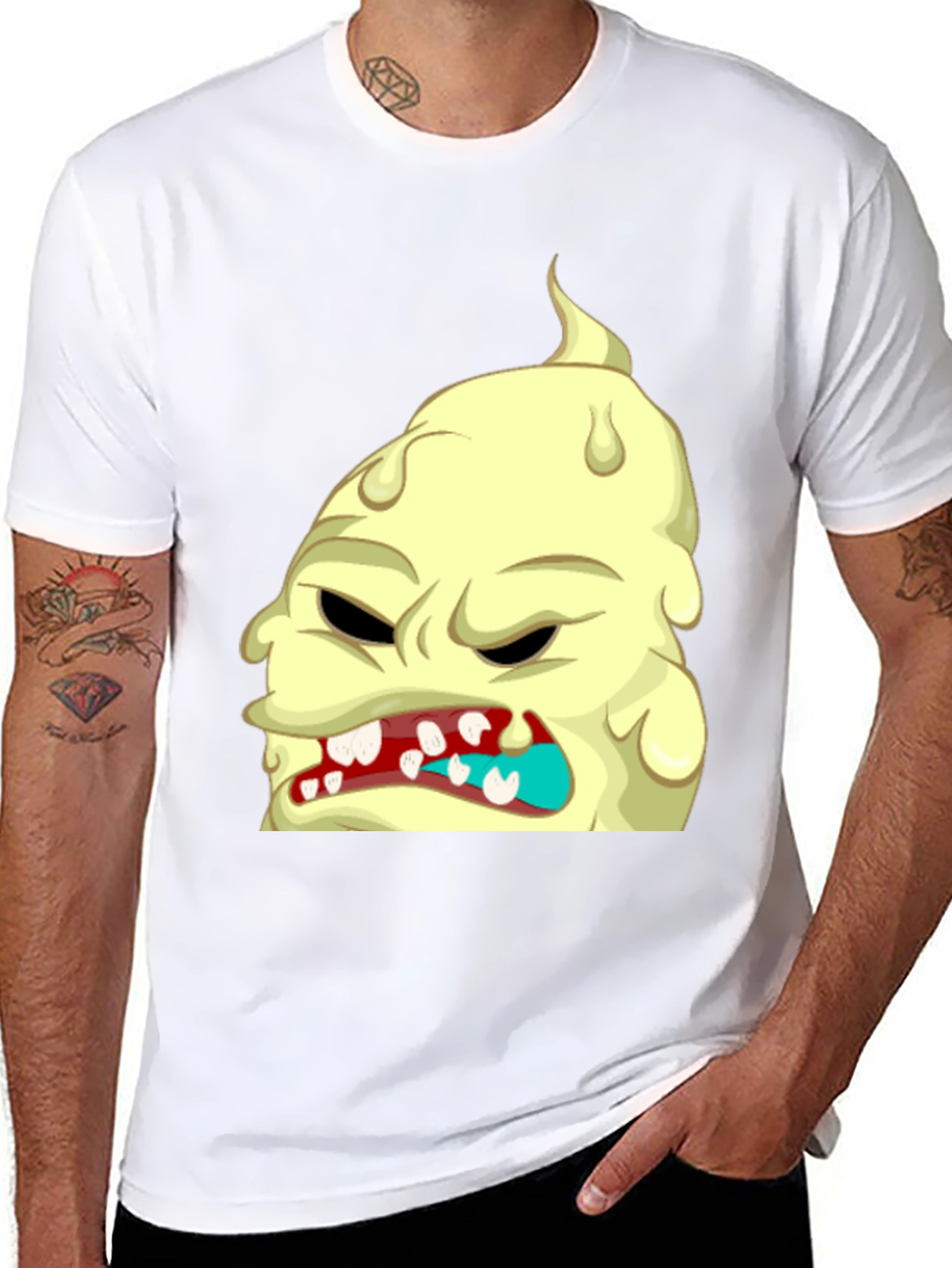 Monster Graphic T-Shirt - Unique Cartoon Tee