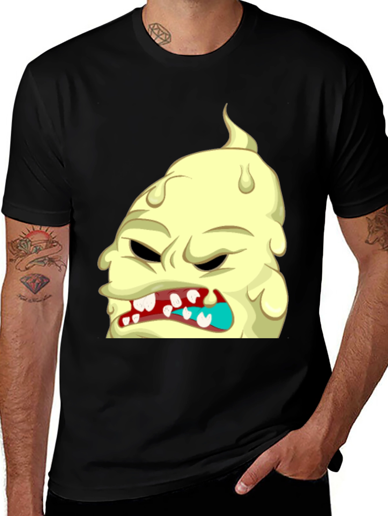 Monster Graphic T-Shirt - Unique Cartoon Tee