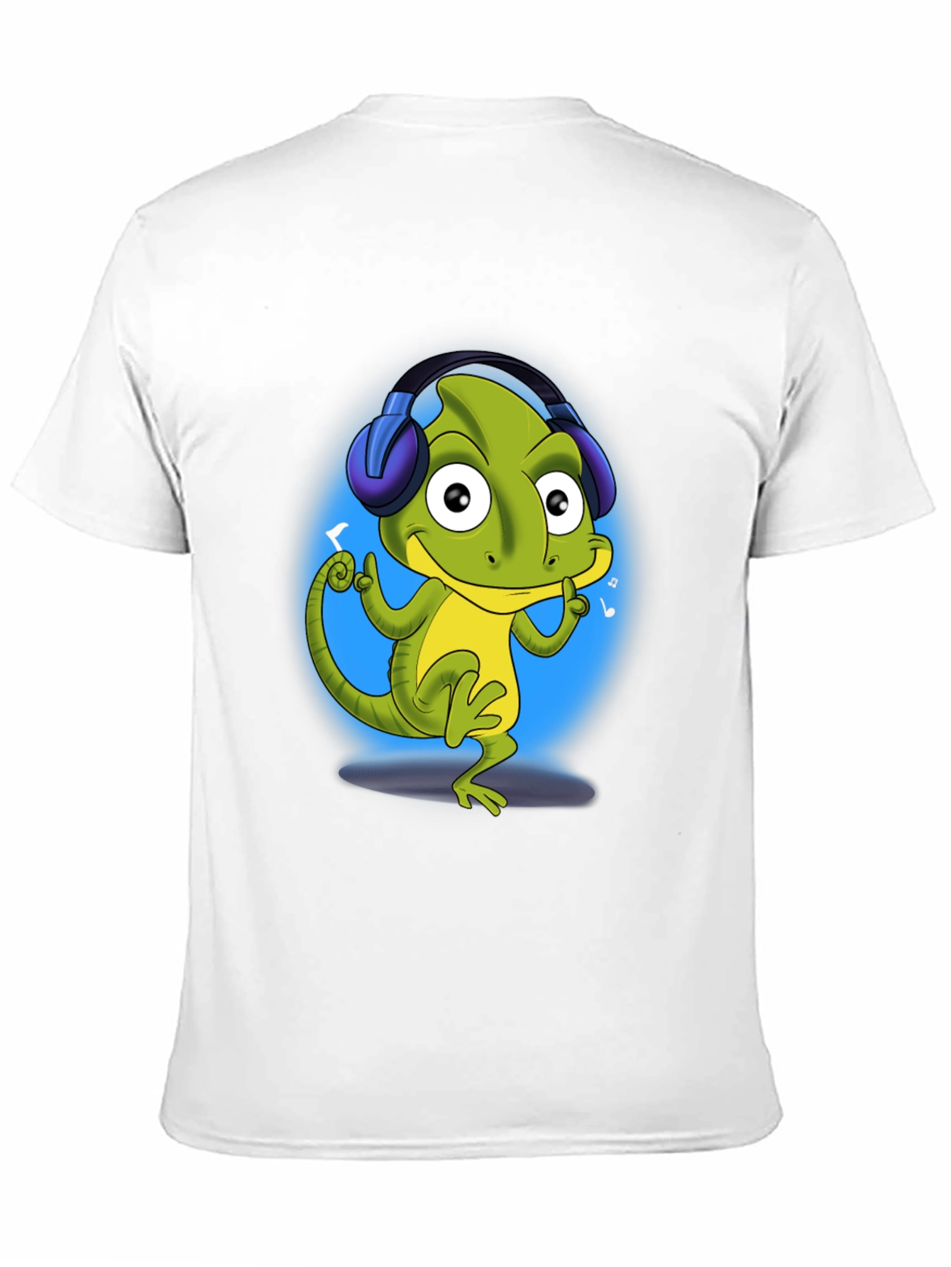 Cool Lizard DJ T-Shirt - Black Cotton Tee