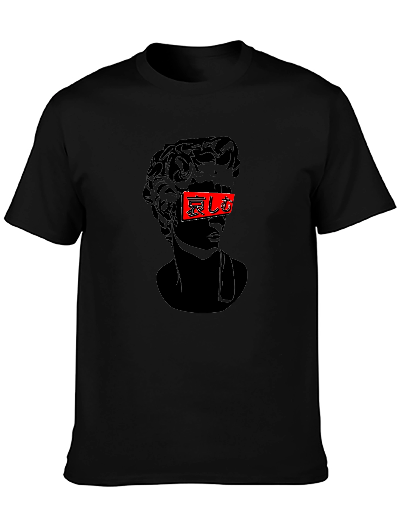 David Statue Graphic Tee - Stylish Streetwear T-Shirt
