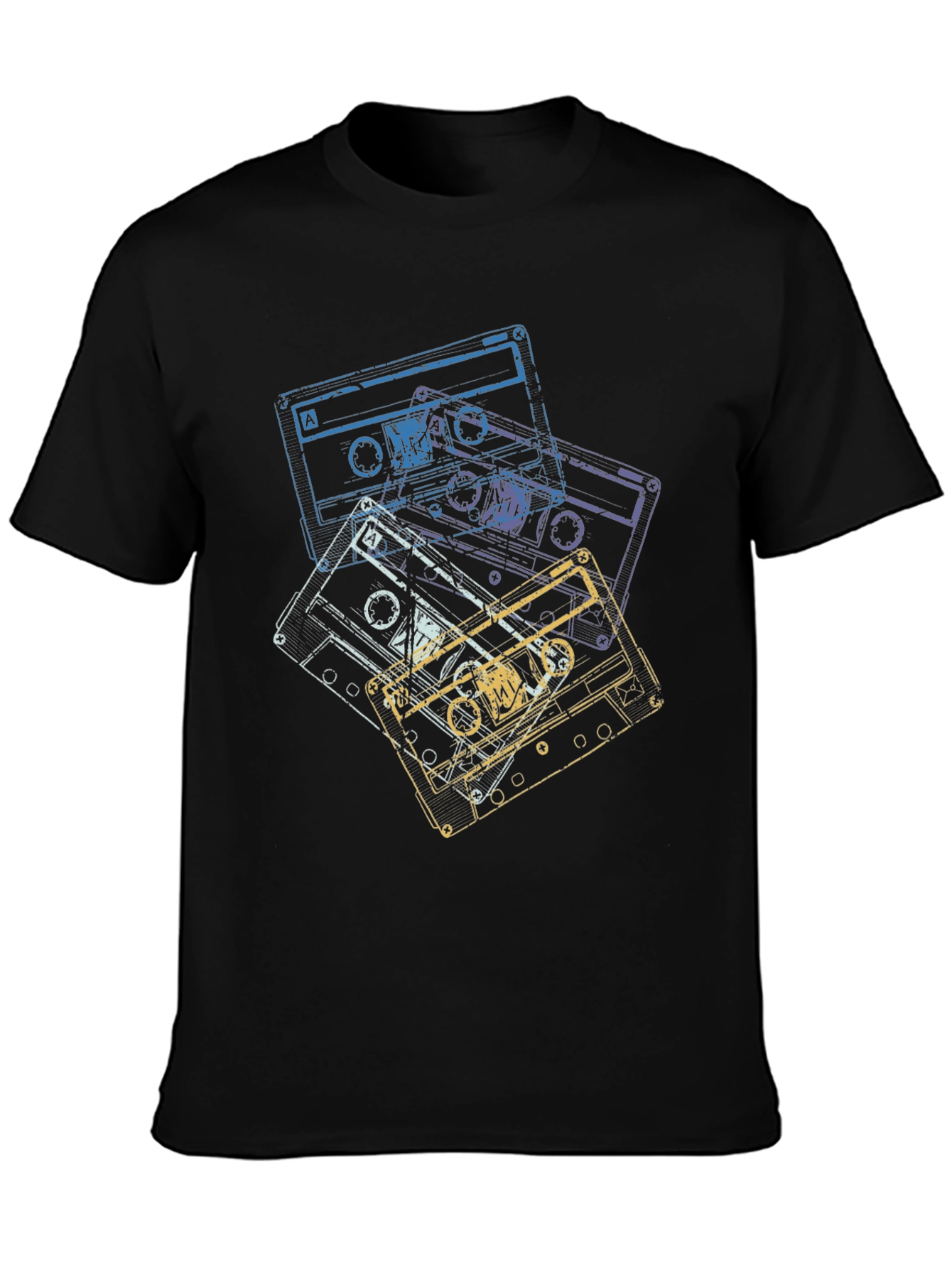 Retro Cassette Tape Graphic T-Shirt