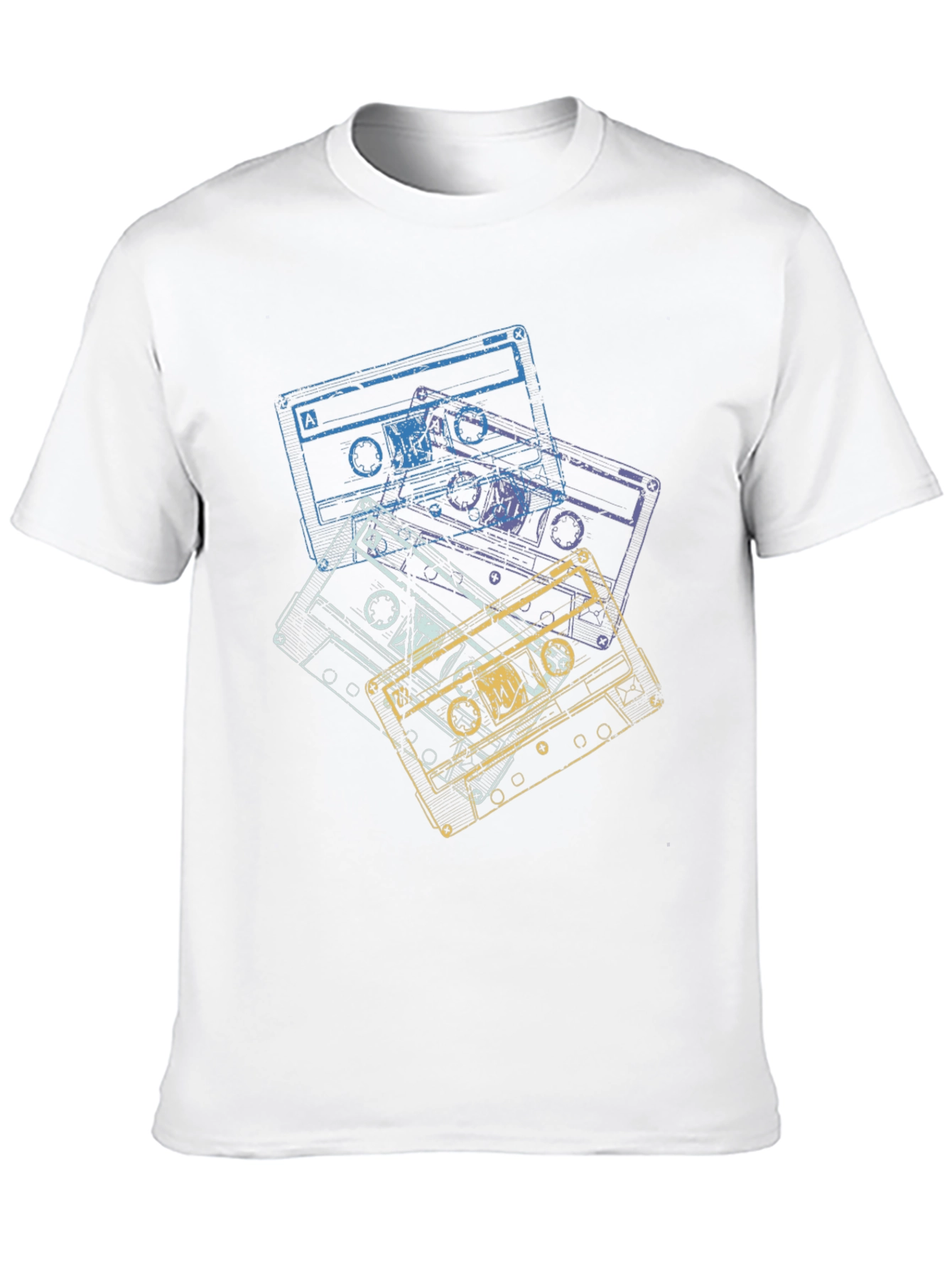 Retro Cassette Tape Graphic T-Shirt