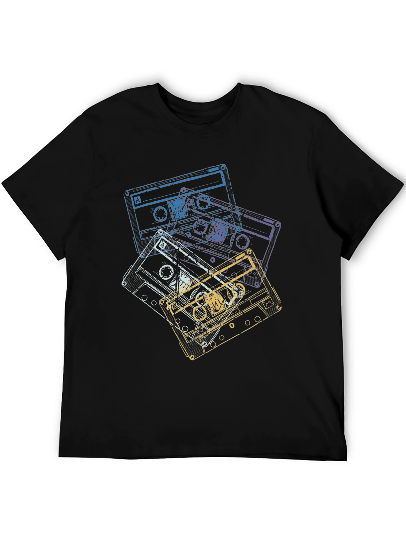 Retro Cassette Tape Graphic T-Shirt