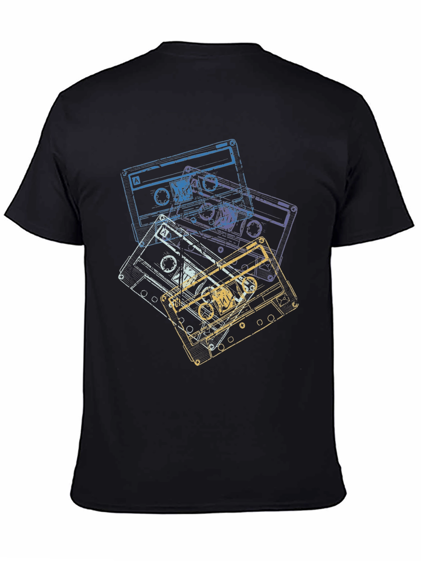 Retro Cassette Tape Graphic T-Shirt