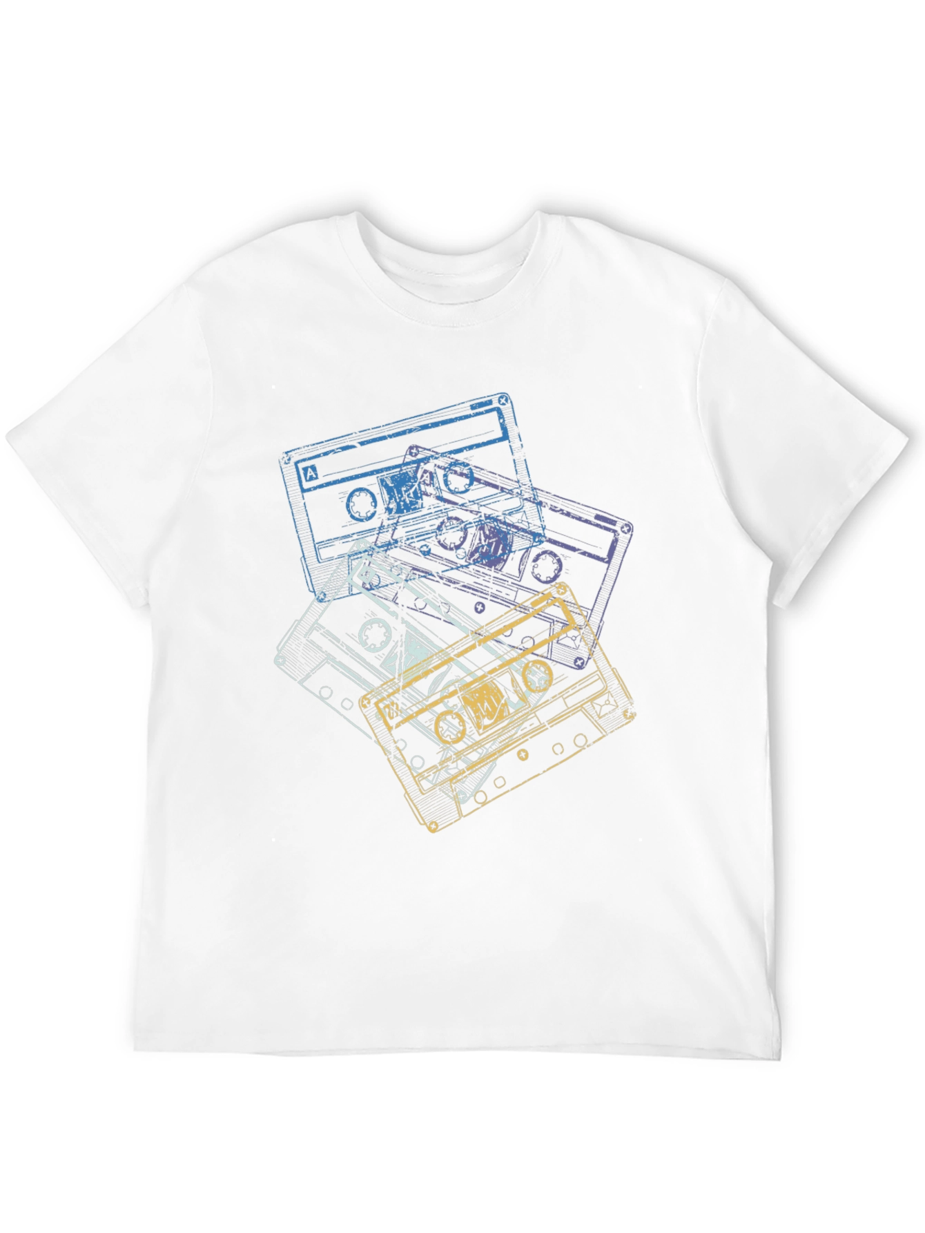Retro Cassette Tape Graphic T-Shirt