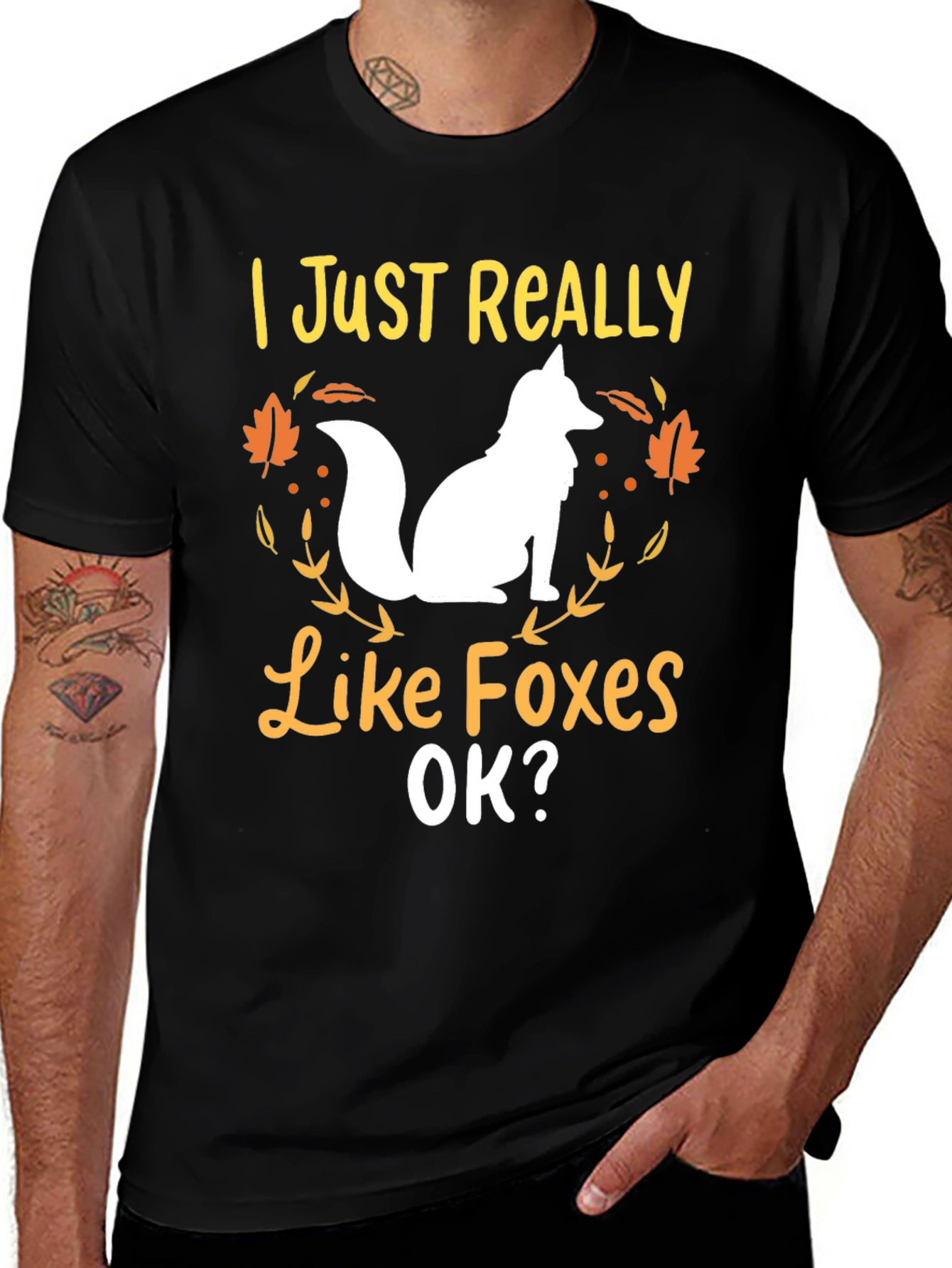I Just Really Like Foxes Graphic Tee