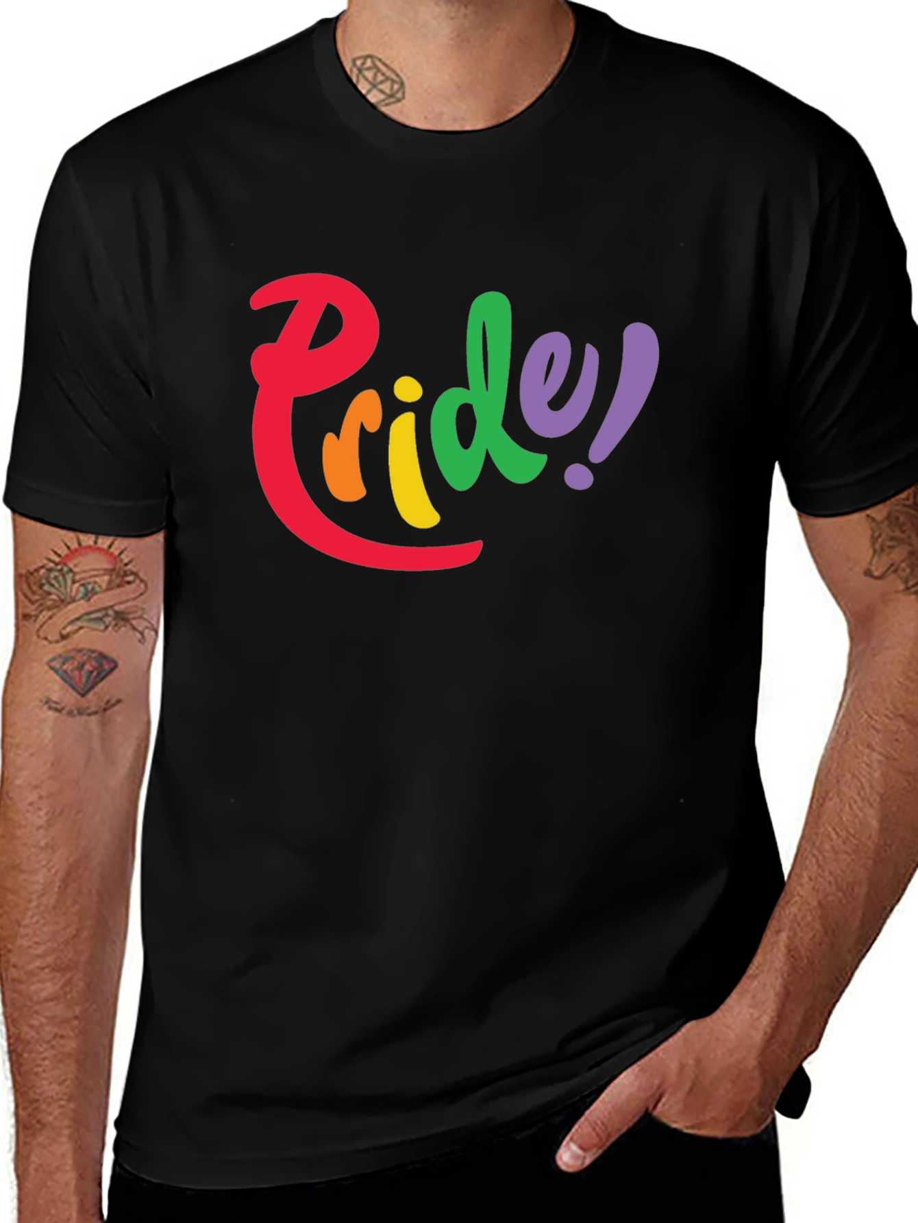 Pride Rainbow Graphic Tee