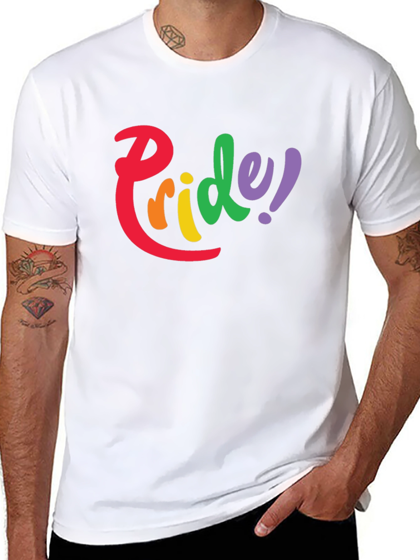 Pride Rainbow Graphic Tee