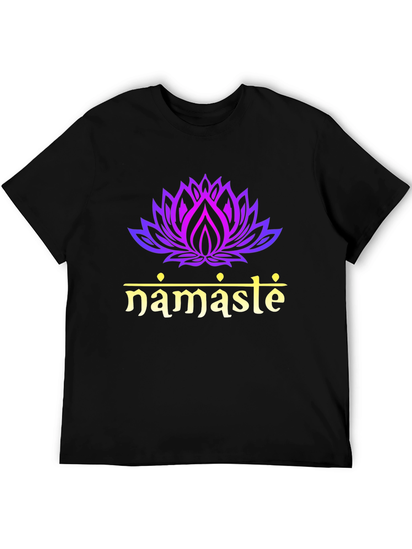 Namaste Lotus Flower T-Shirt - Spiritual Tee