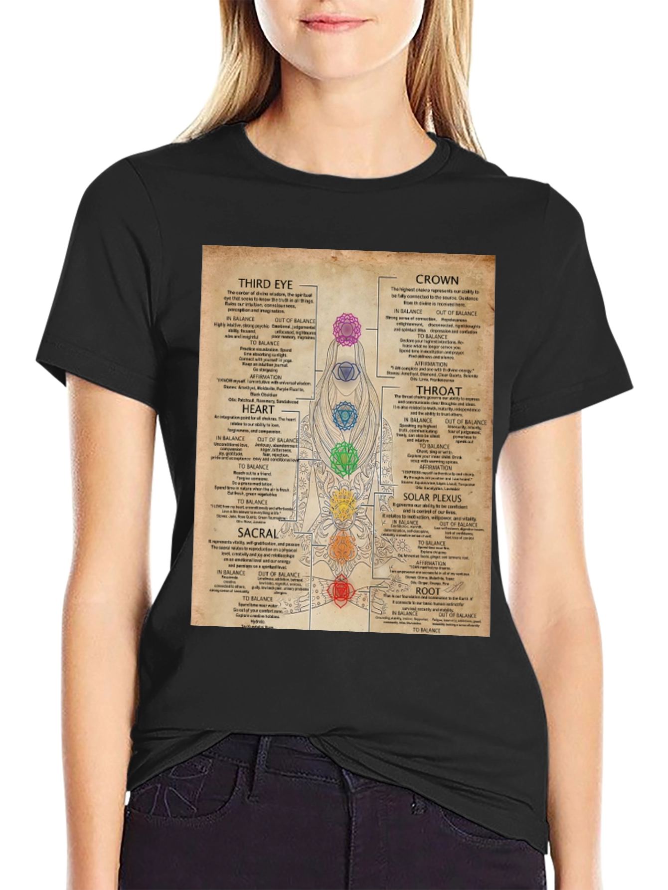 Chakra System T-Shirt | Spiritual Gift