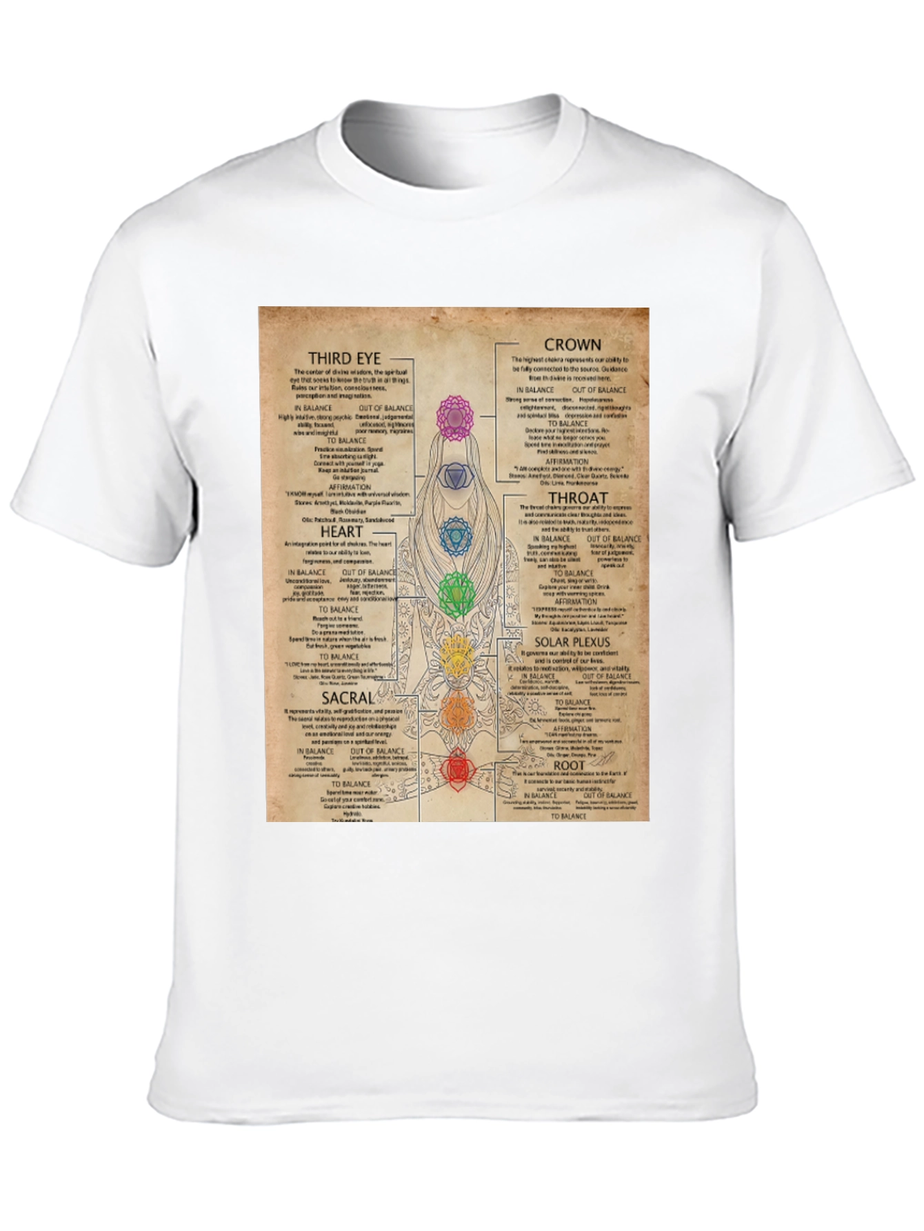 Chakra System T-Shirt | Spiritual Gift