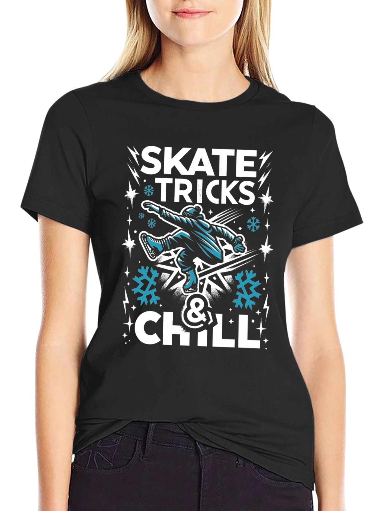 Skate Tricks & Chill Graphic T-Shirt
