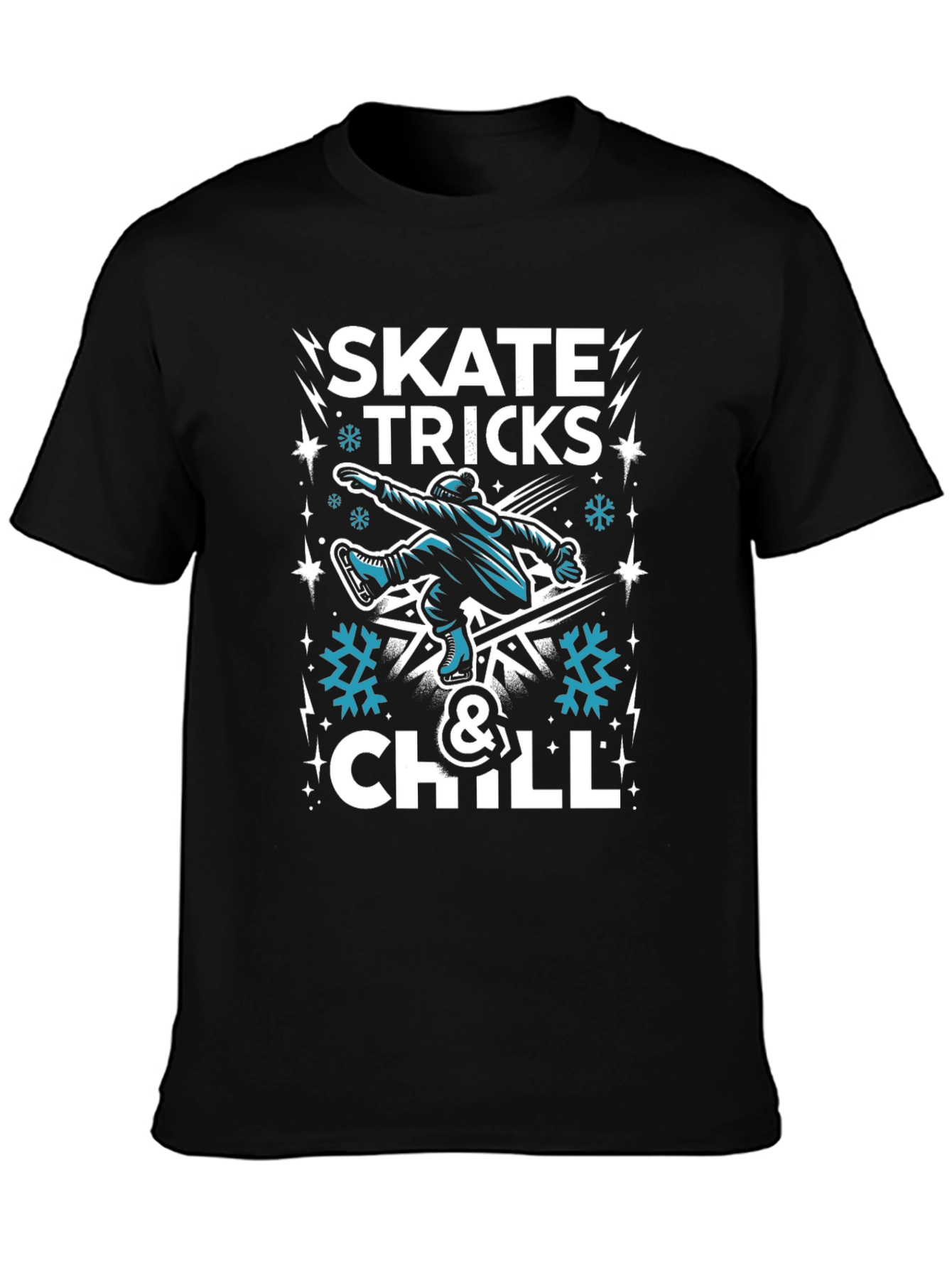 Skate Tricks & Chill Graphic T-Shirt
