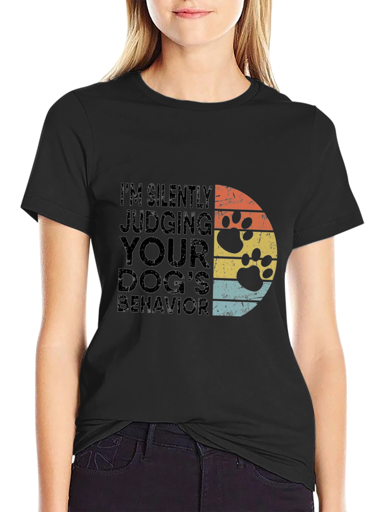 Silently Judging Dogs Behavior T-Shirt