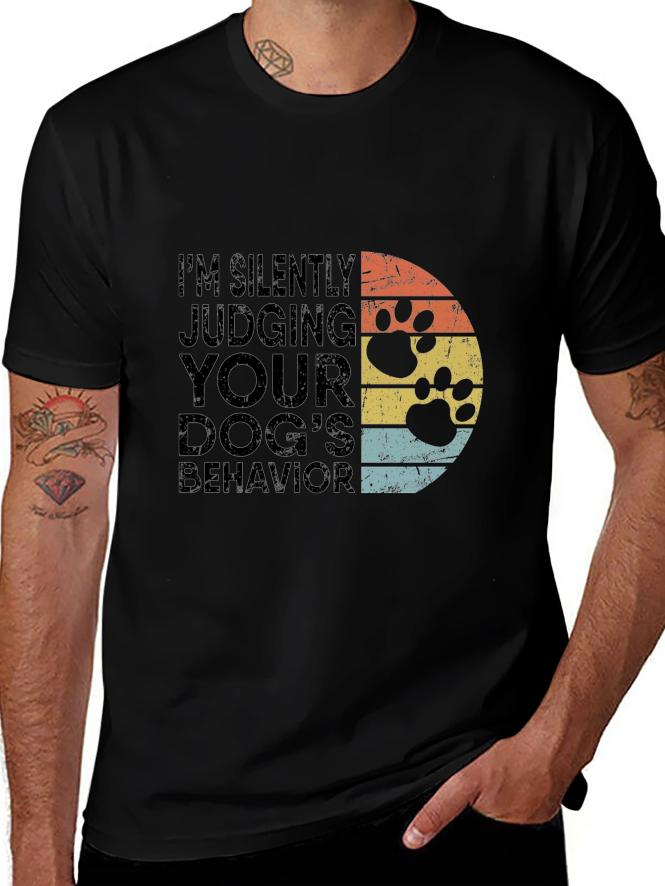 Silently Judging Dogs Behavior T-Shirt