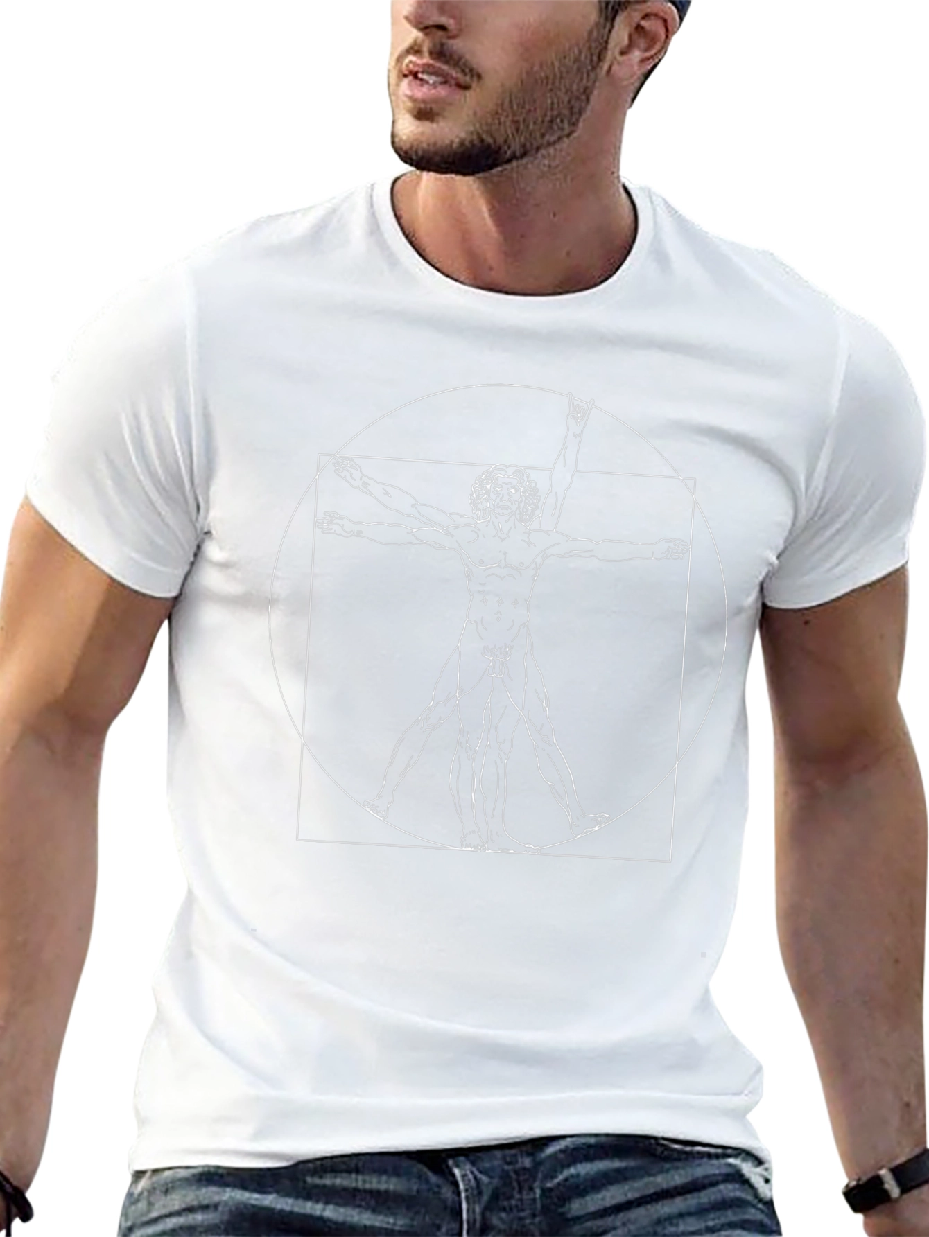 Vitruvian Metalhead Black T-Shirt