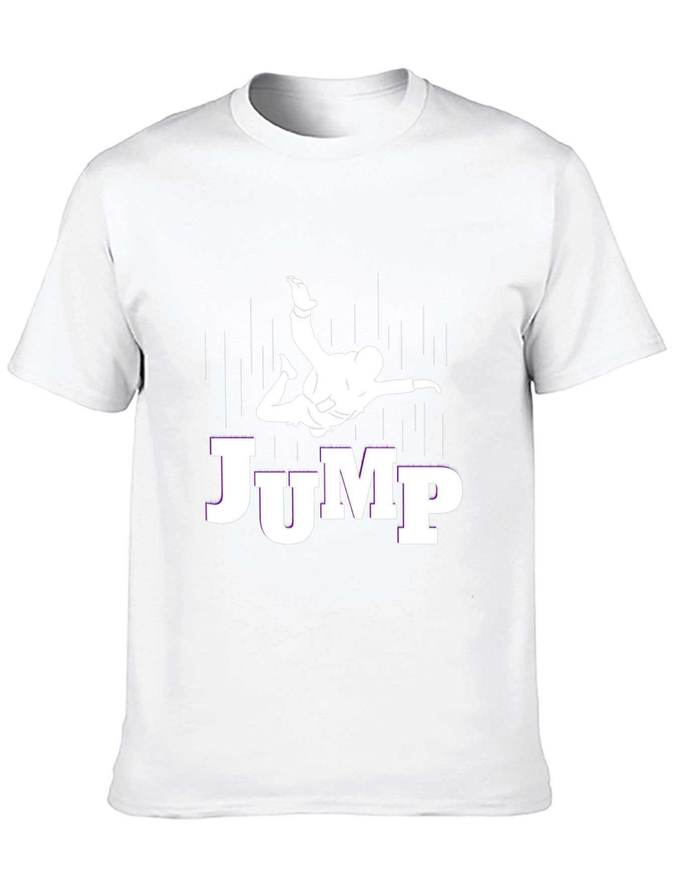 JUMP Skydiver Graphic Tee - Black Cotton T-Shirt