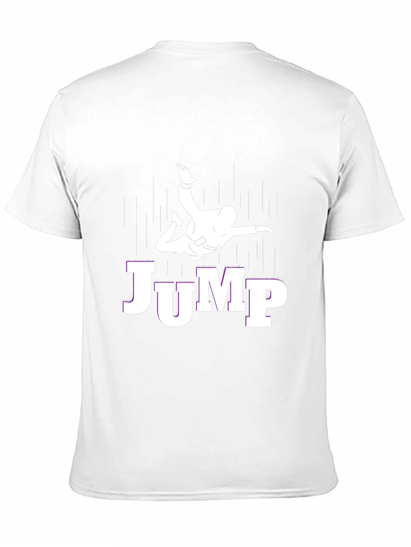JUMP Skydiver Graphic Tee - Black Cotton T-Shirt