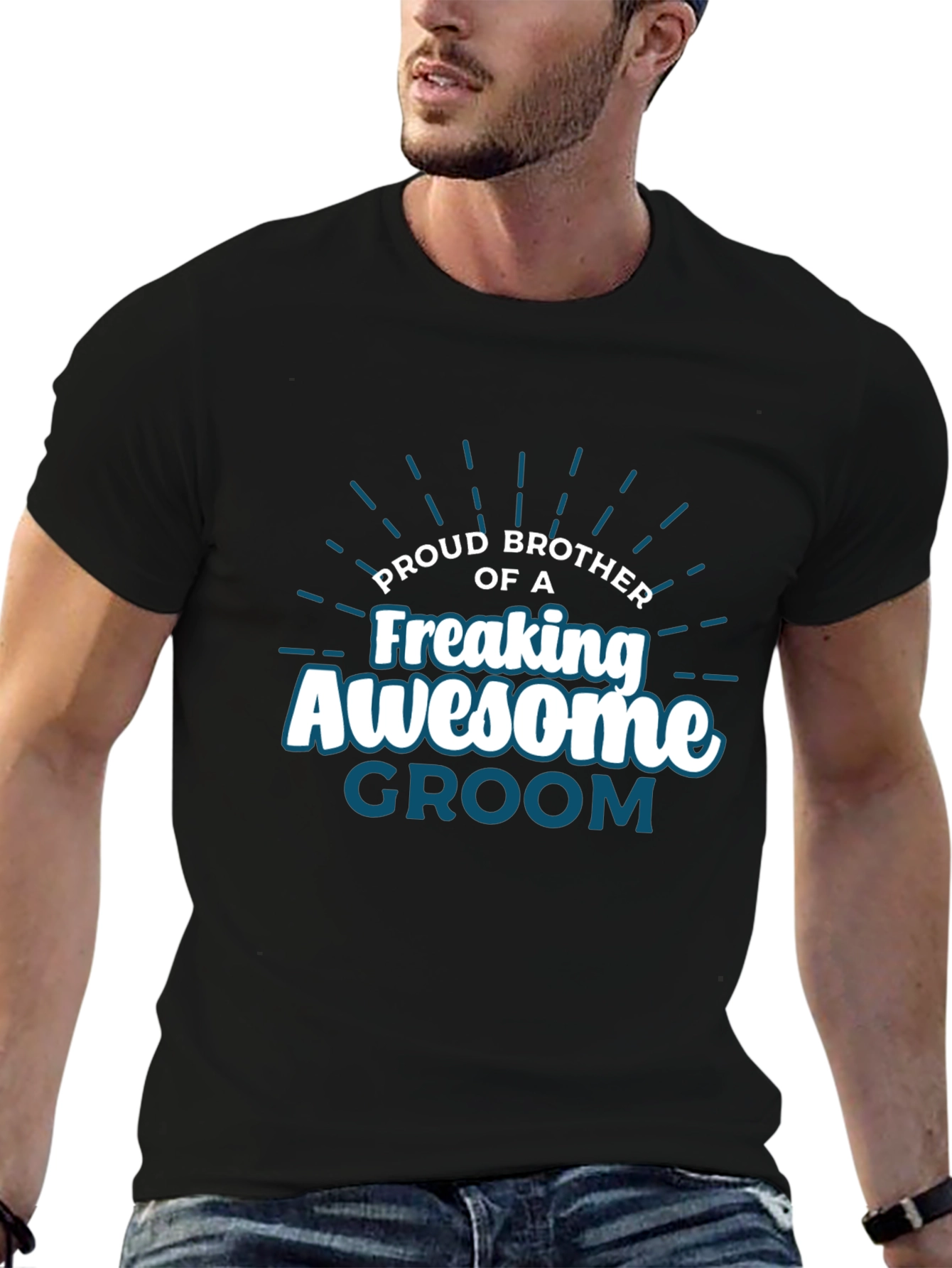 Proud Brother of Freaking Awesome Groom T-Shirt