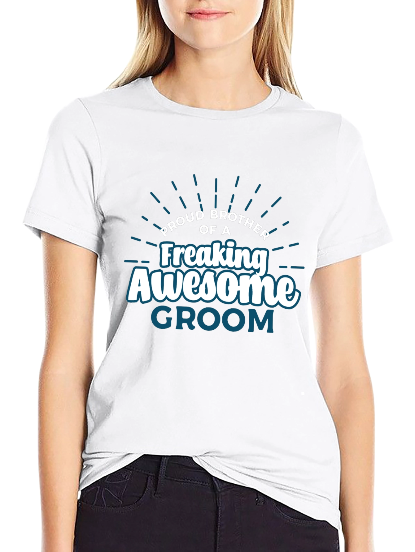 Proud Brother of Freaking Awesome Groom T-Shirt