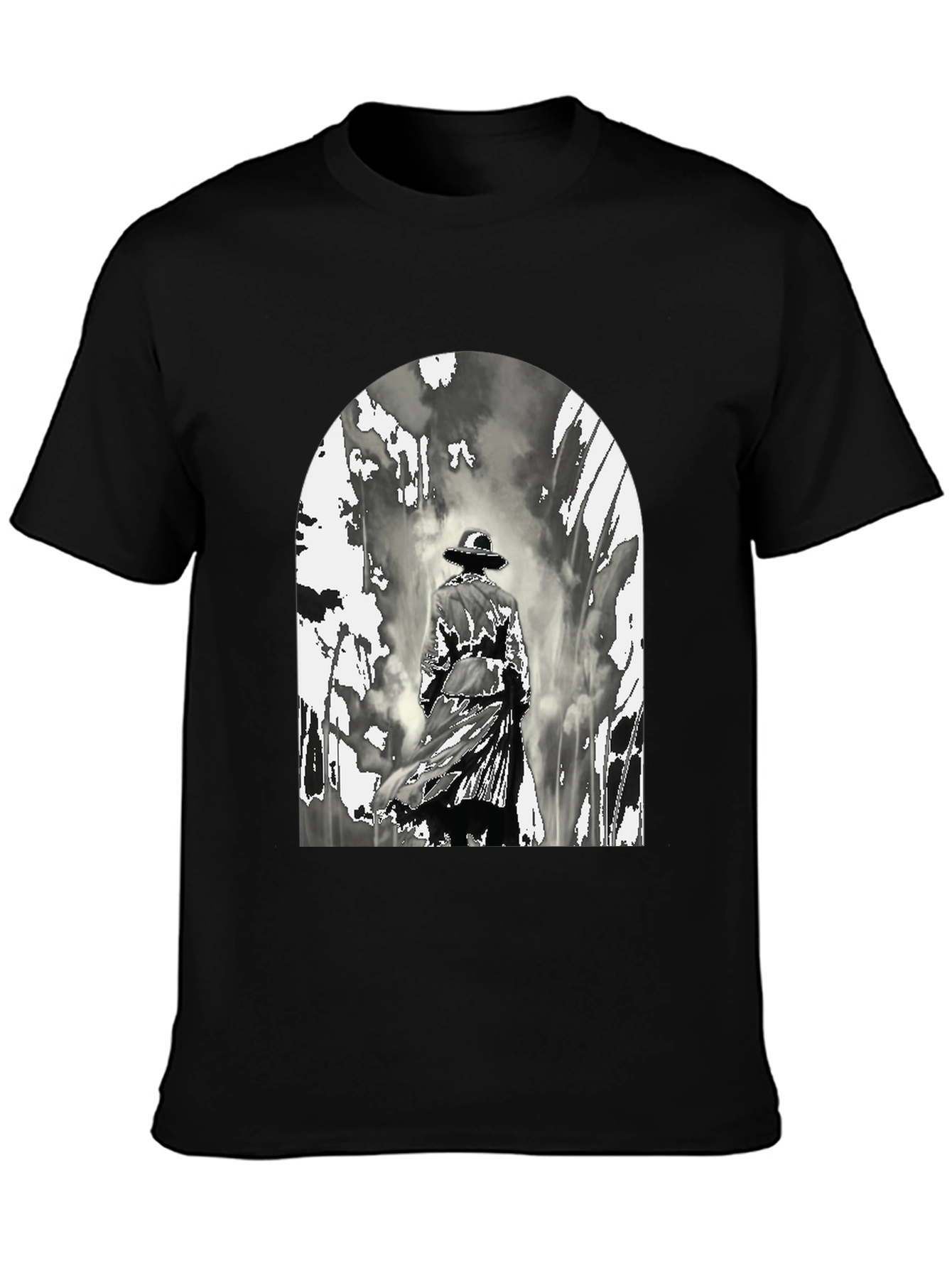 Noir Detective Graphic T-Shirt