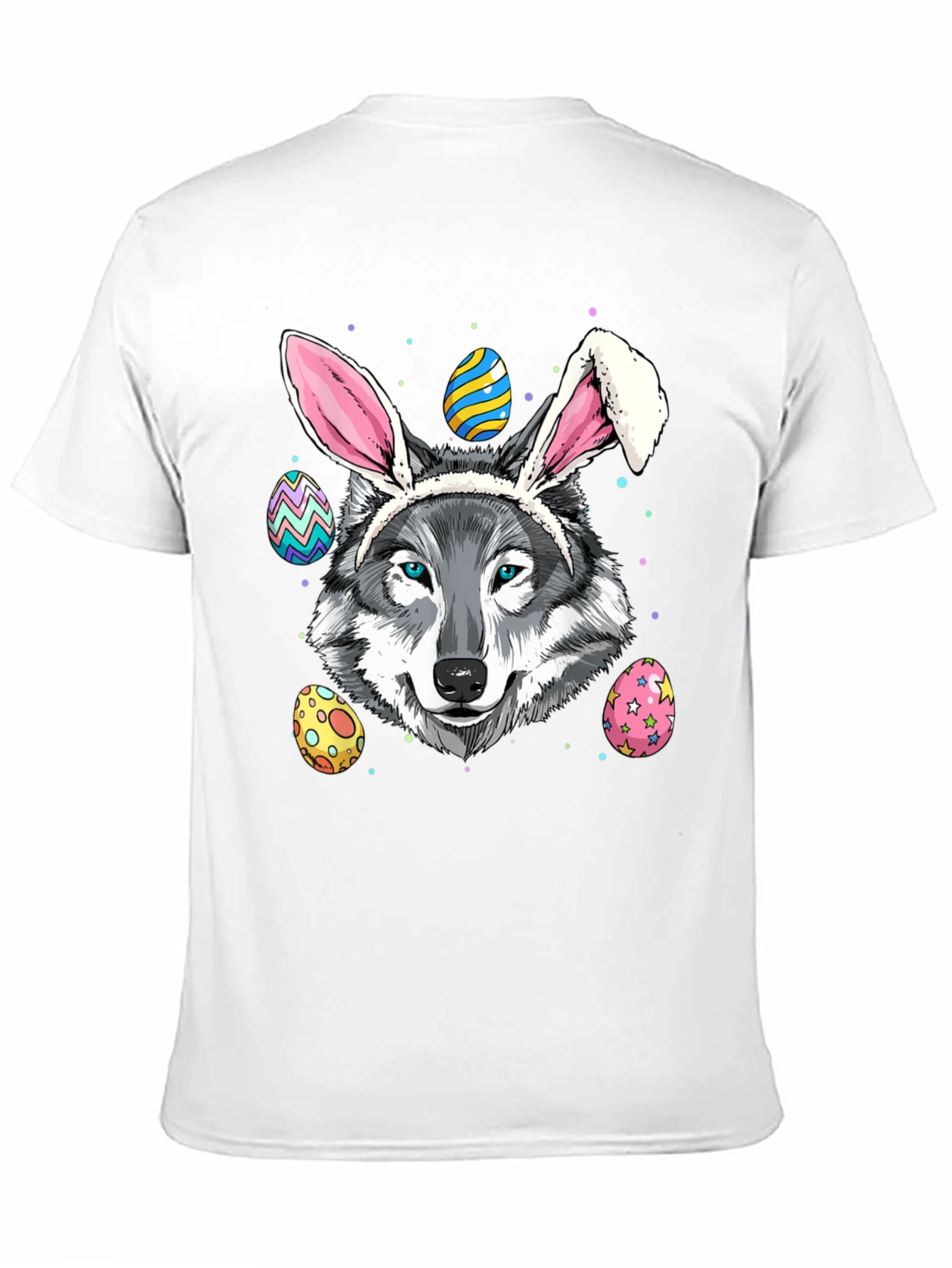 Easter Wolf T-Shirt Funny Easter Egg T-Shirt